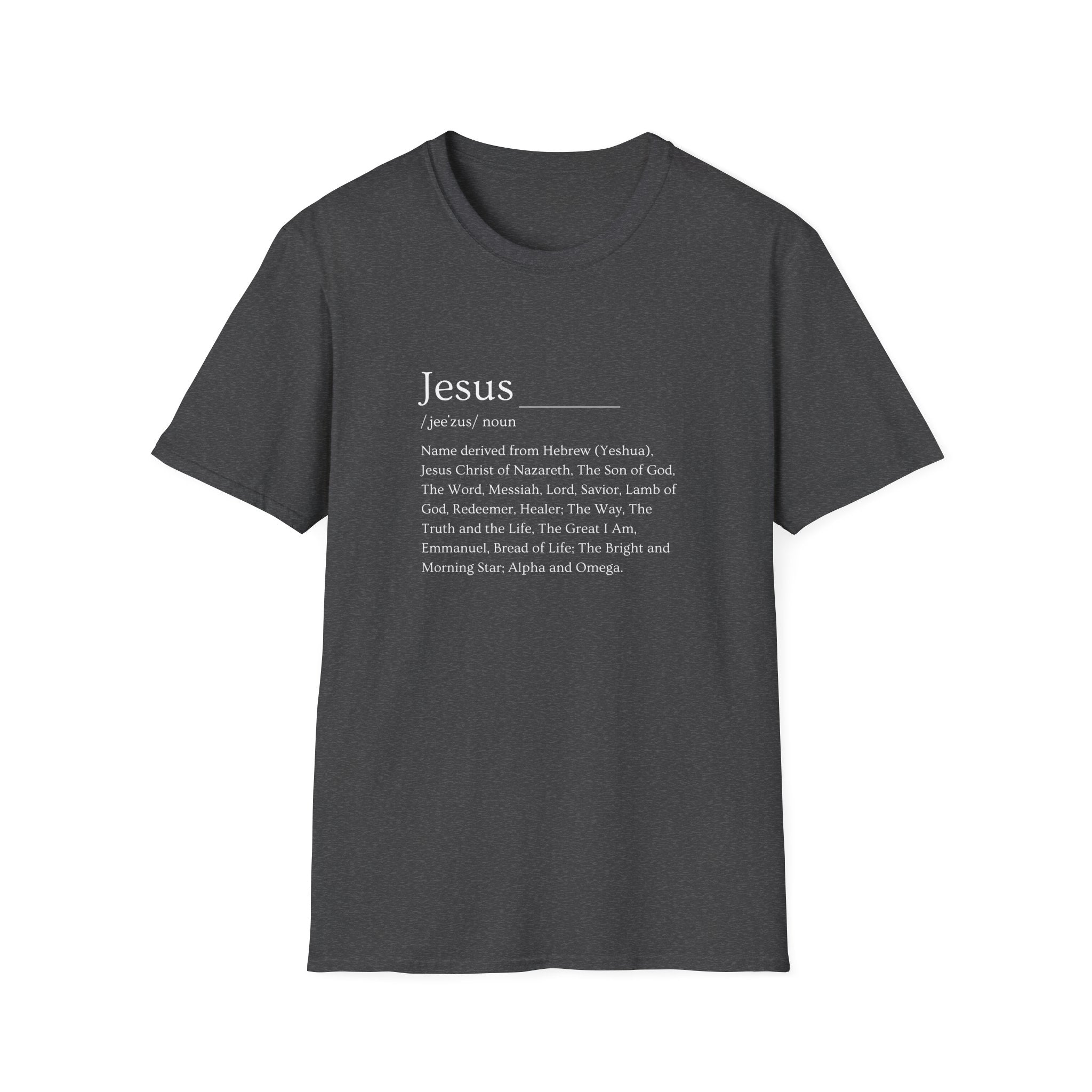 Jesus T-Shirt, Faith Shirt, Christian Apparel, Spiritual Gift, Religious Tee, Scripture Shirt