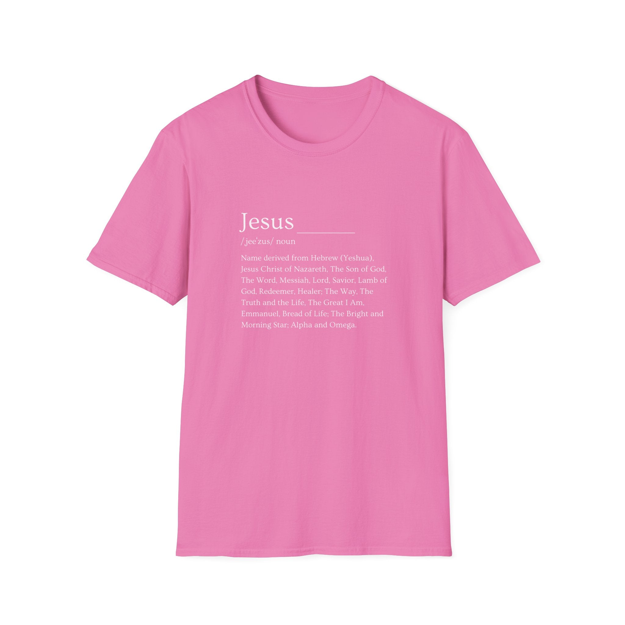 Jesus T-Shirt, Faith Shirt, Christian Apparel, Spiritual Gift, Religious Tee, Scripture Shirt