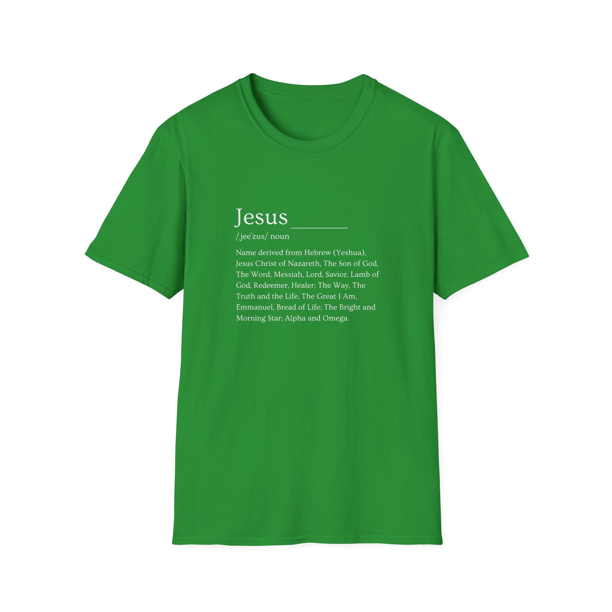 Jesus T-Shirt, Faith Shirt, Christian Apparel, Spiritual Gift, Religious Tee, Scripture Shirt
