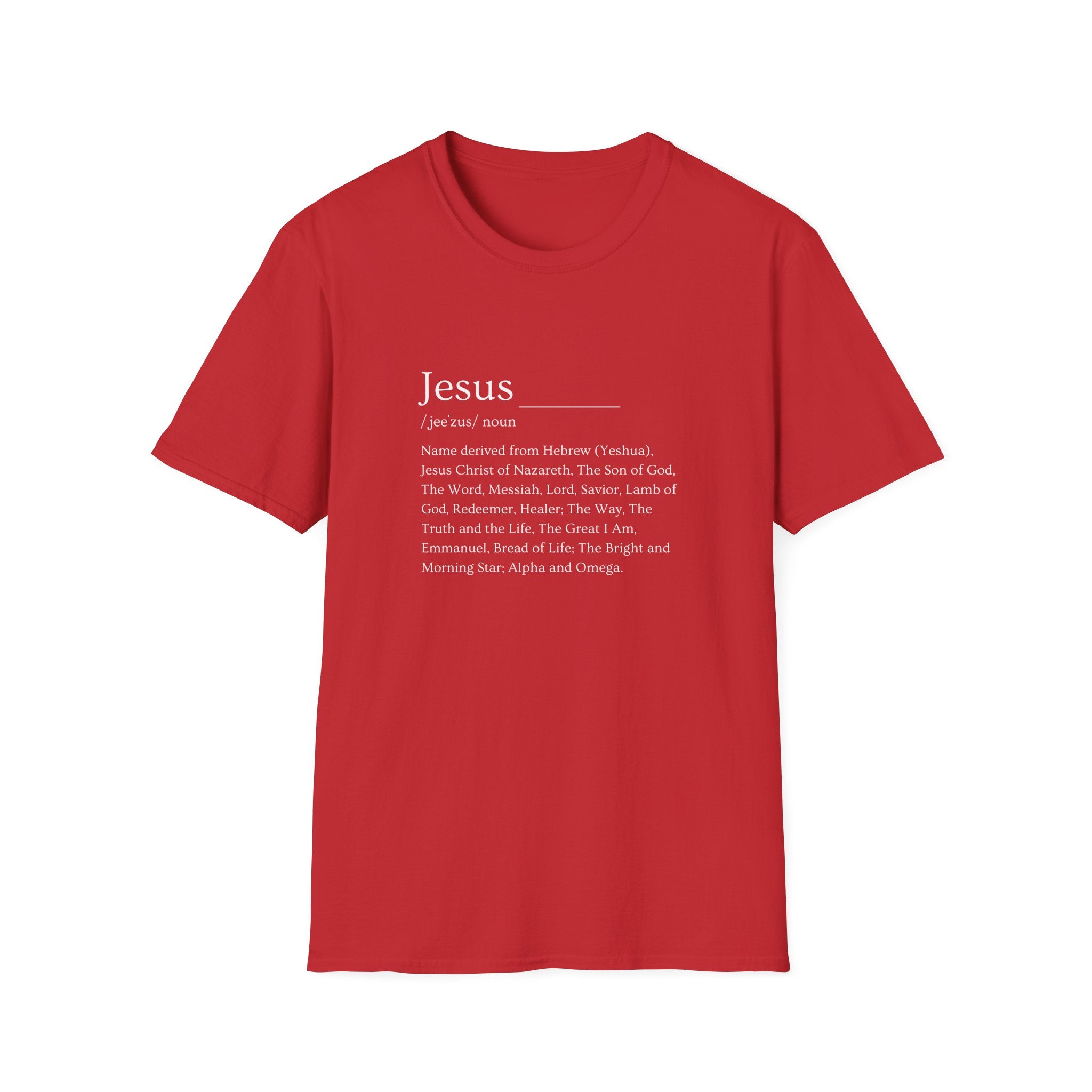 Jesus T-Shirt, Faith Shirt, Christian Apparel, Spiritual Gift, Religious Tee, Scripture Shirt