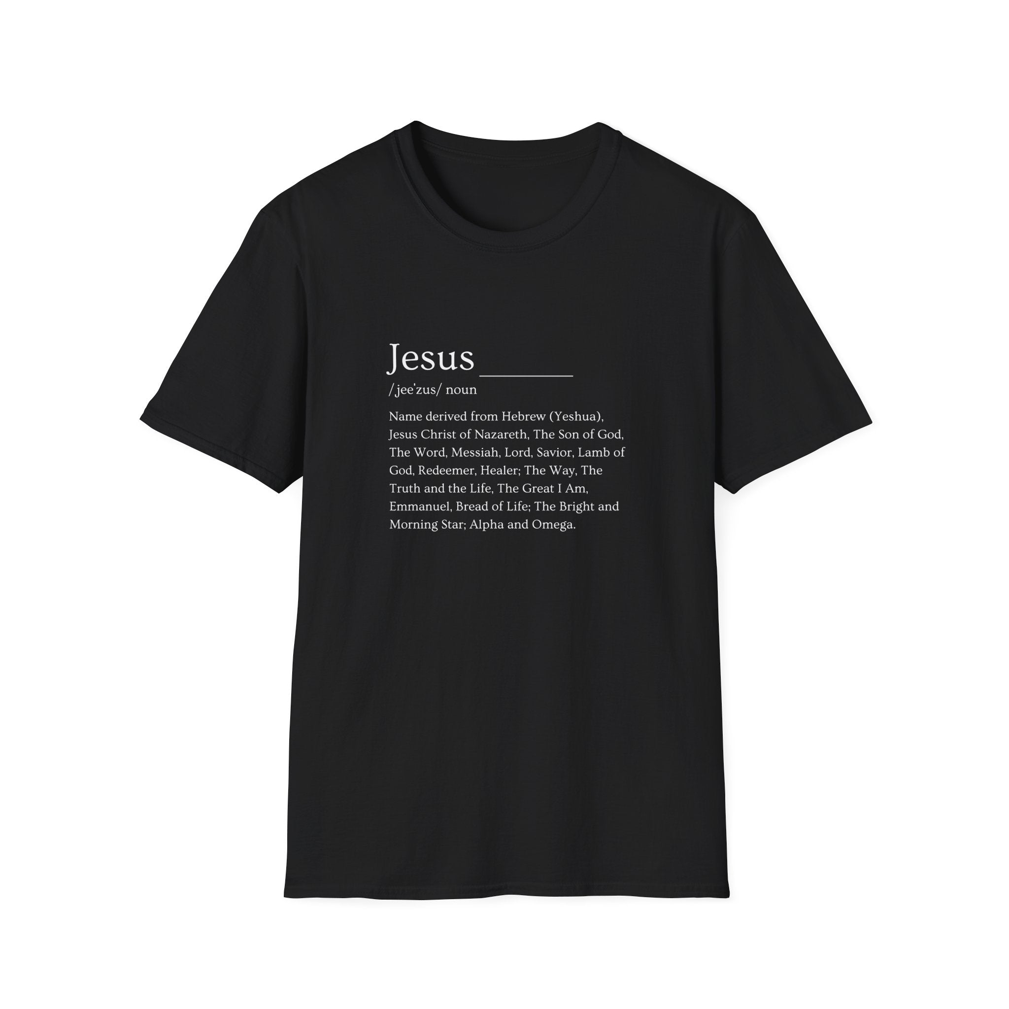 Jesus T-Shirt, Faith Shirt, Christian Apparel, Spiritual Gift, Religious Tee, Scripture Shirt