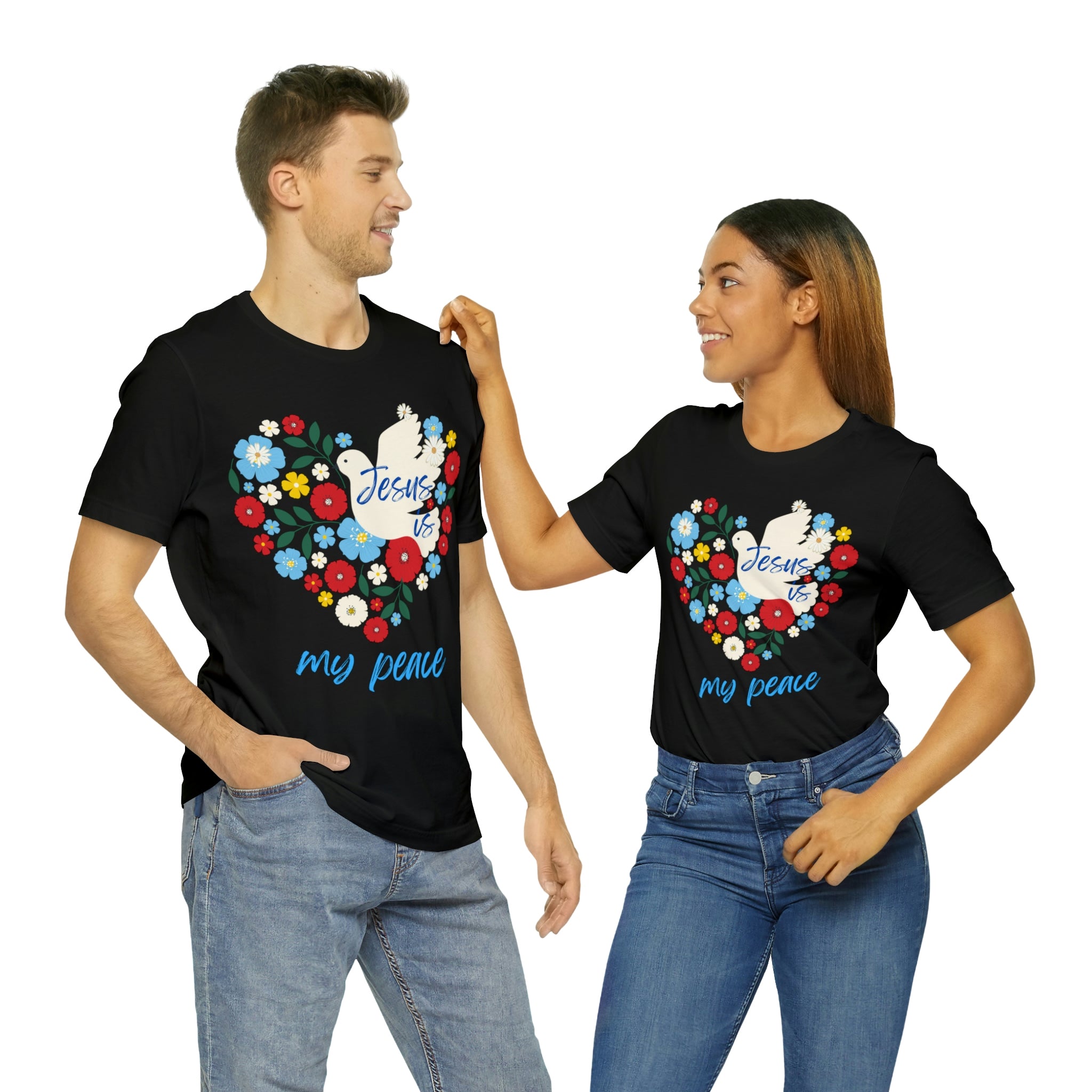 Jesus is my peace Unisex Jersey Short Sleeve Tee