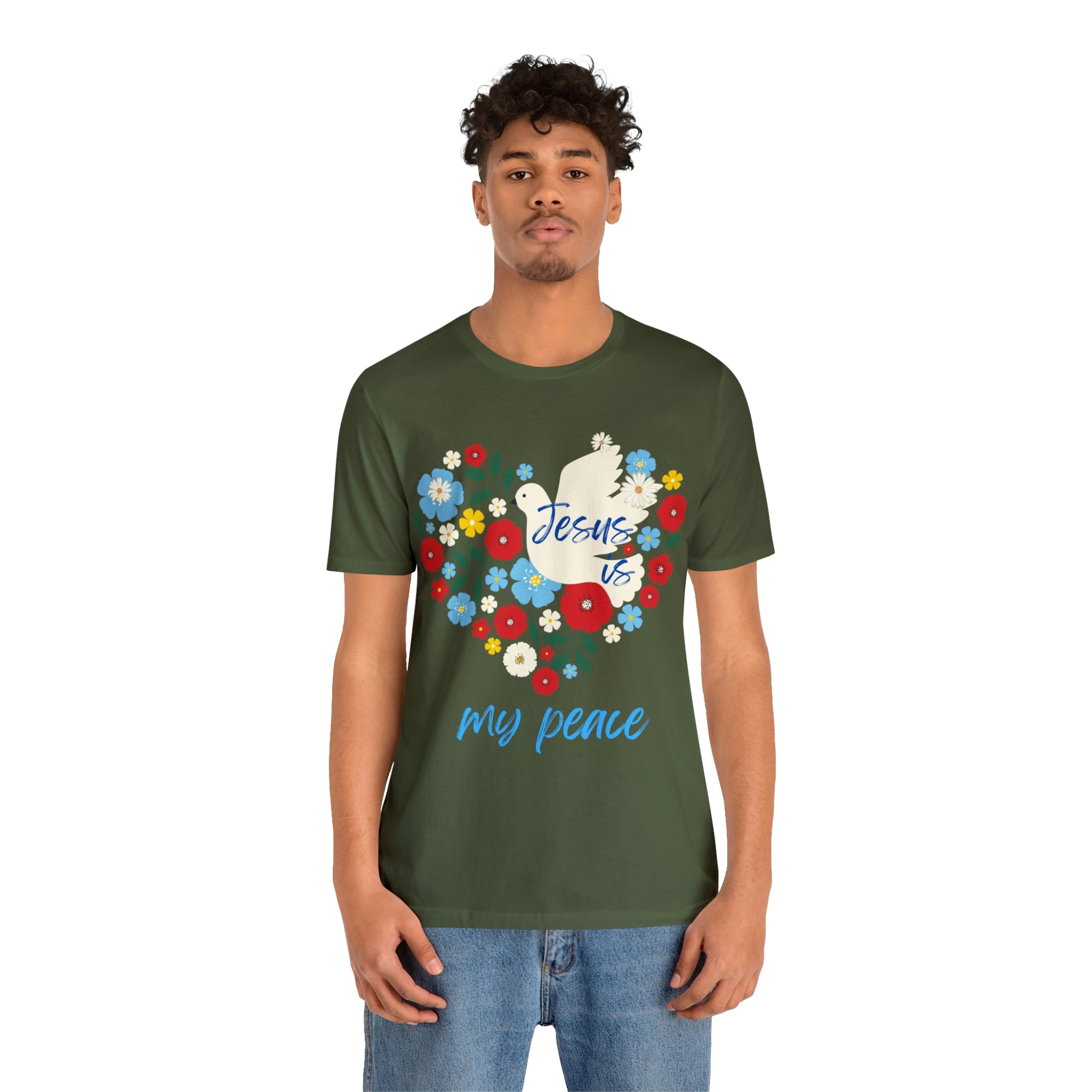 Jesus is my peace Unisex Jersey Short Sleeve Tee
