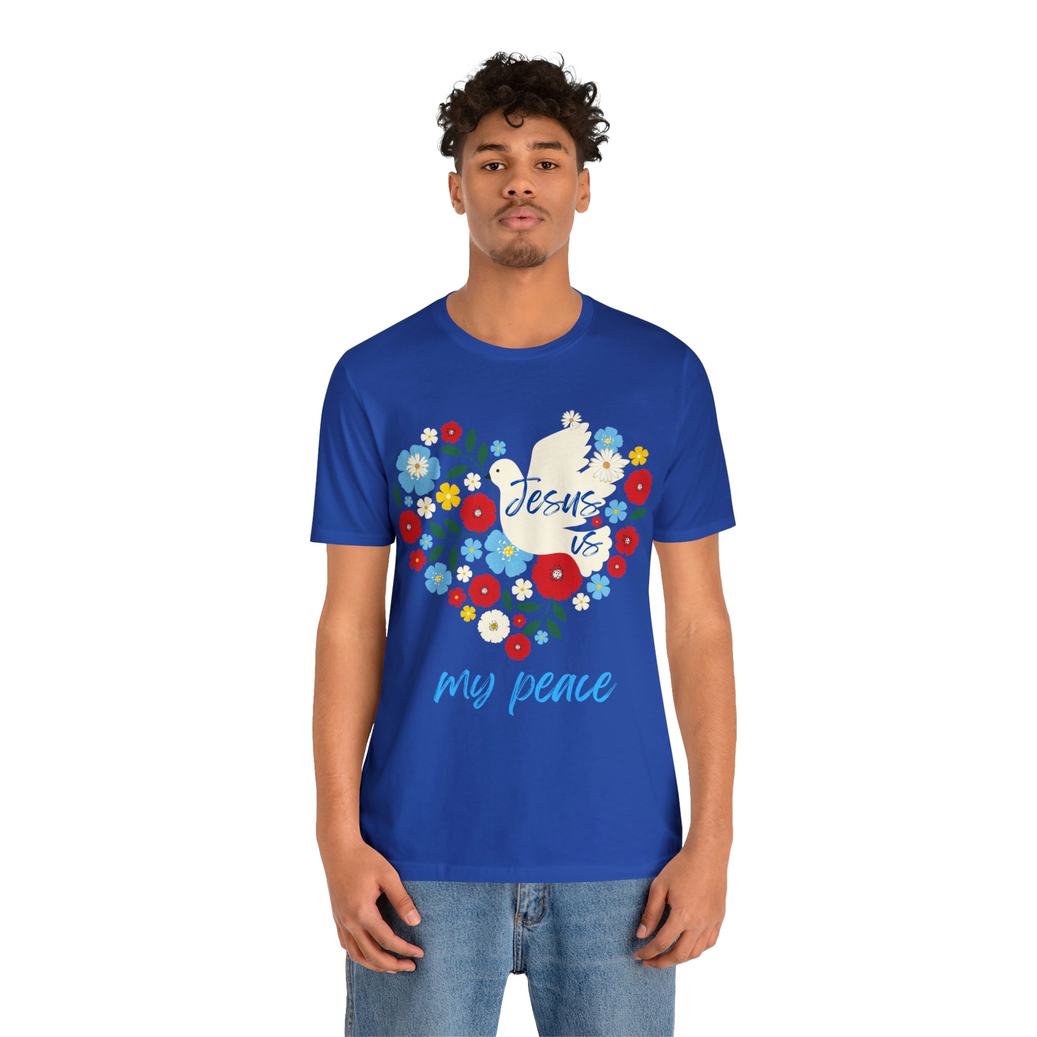 Jesus is my peace Unisex Jersey Short Sleeve Tee