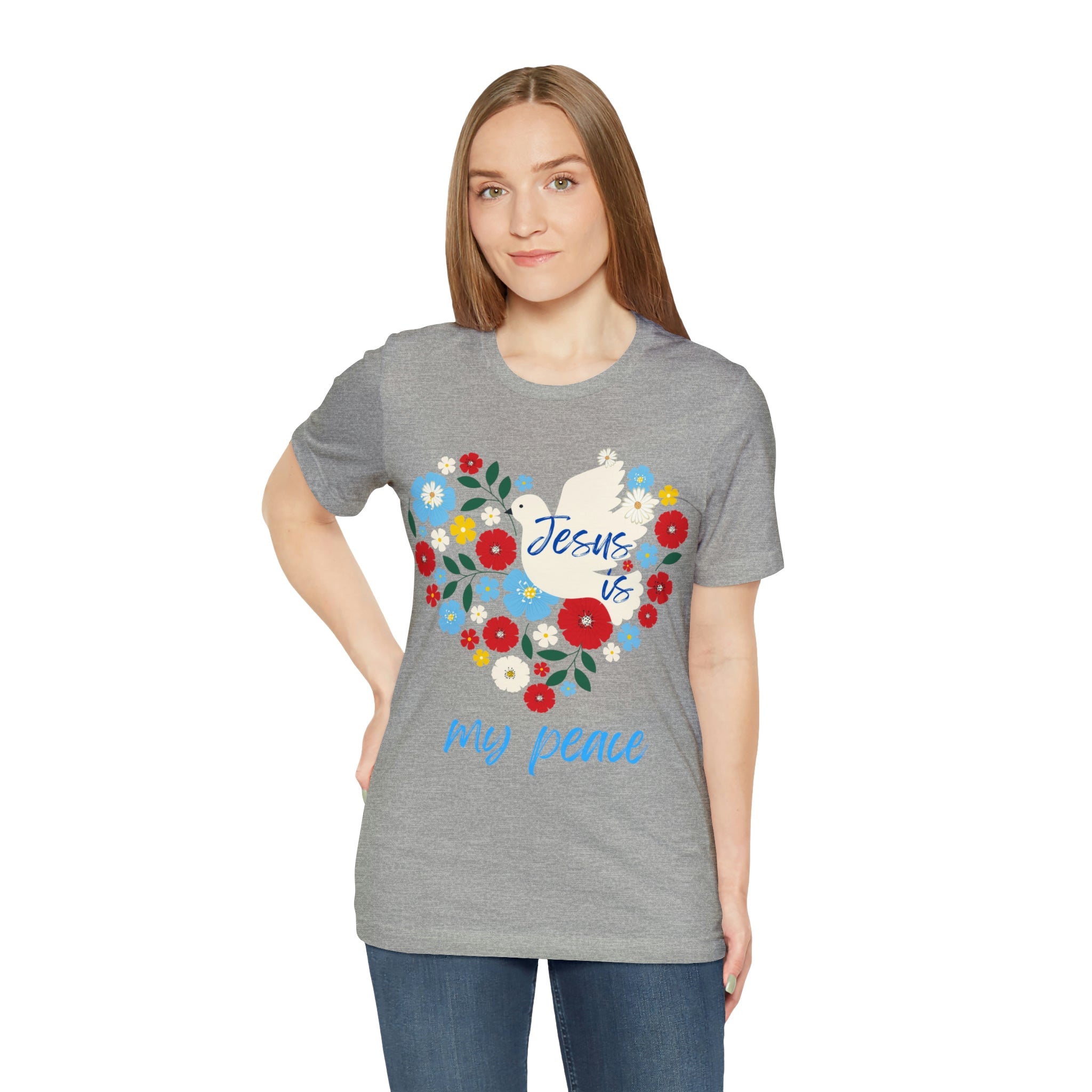 Jesus is my peace Unisex Jersey Short Sleeve Tee
