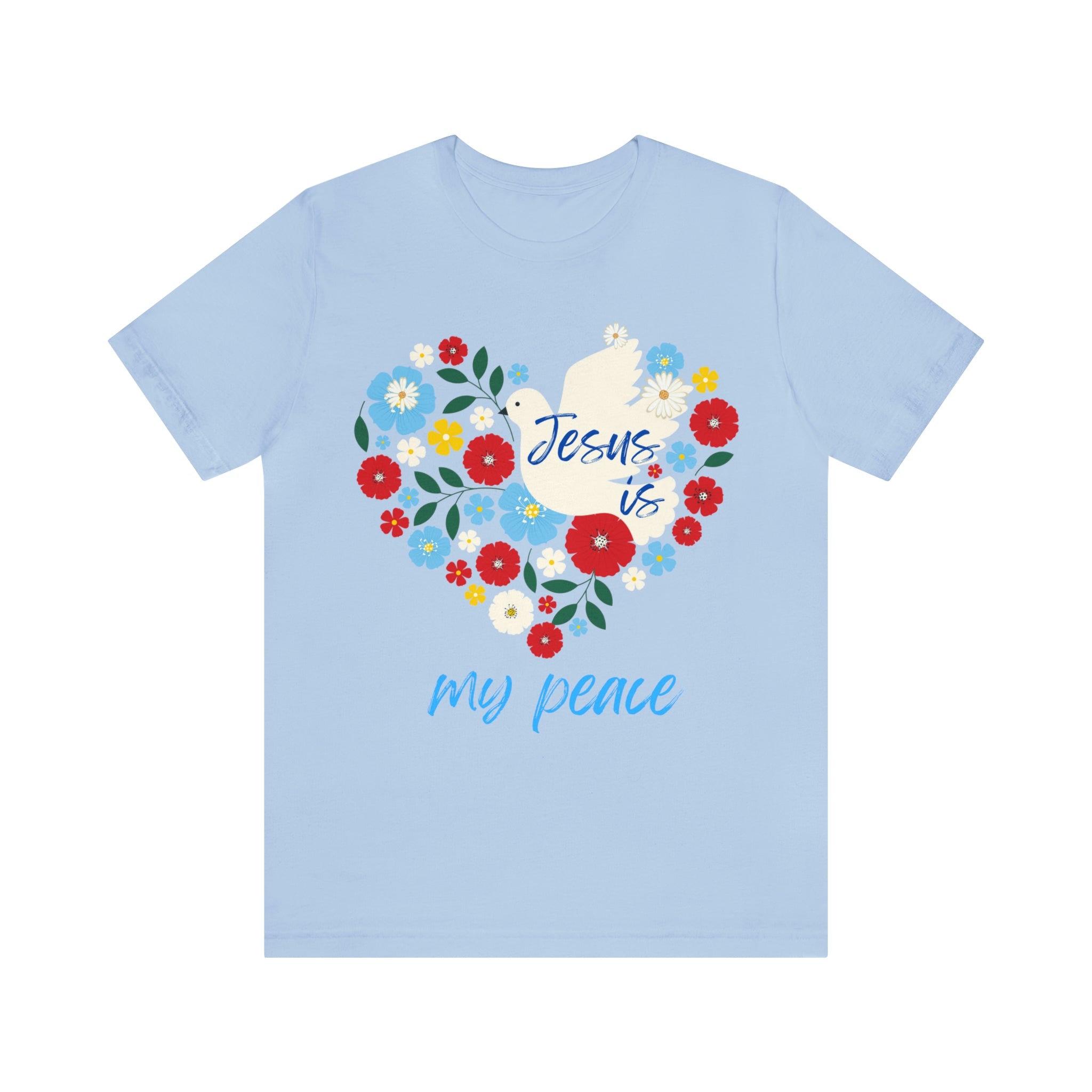 Jesus is my peace Unisex Jersey Short Sleeve Tee