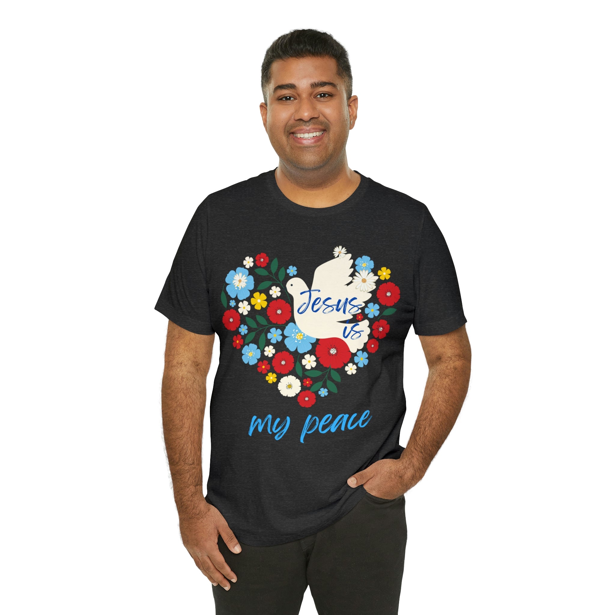 Jesus is my peace Unisex Jersey Short Sleeve Tee