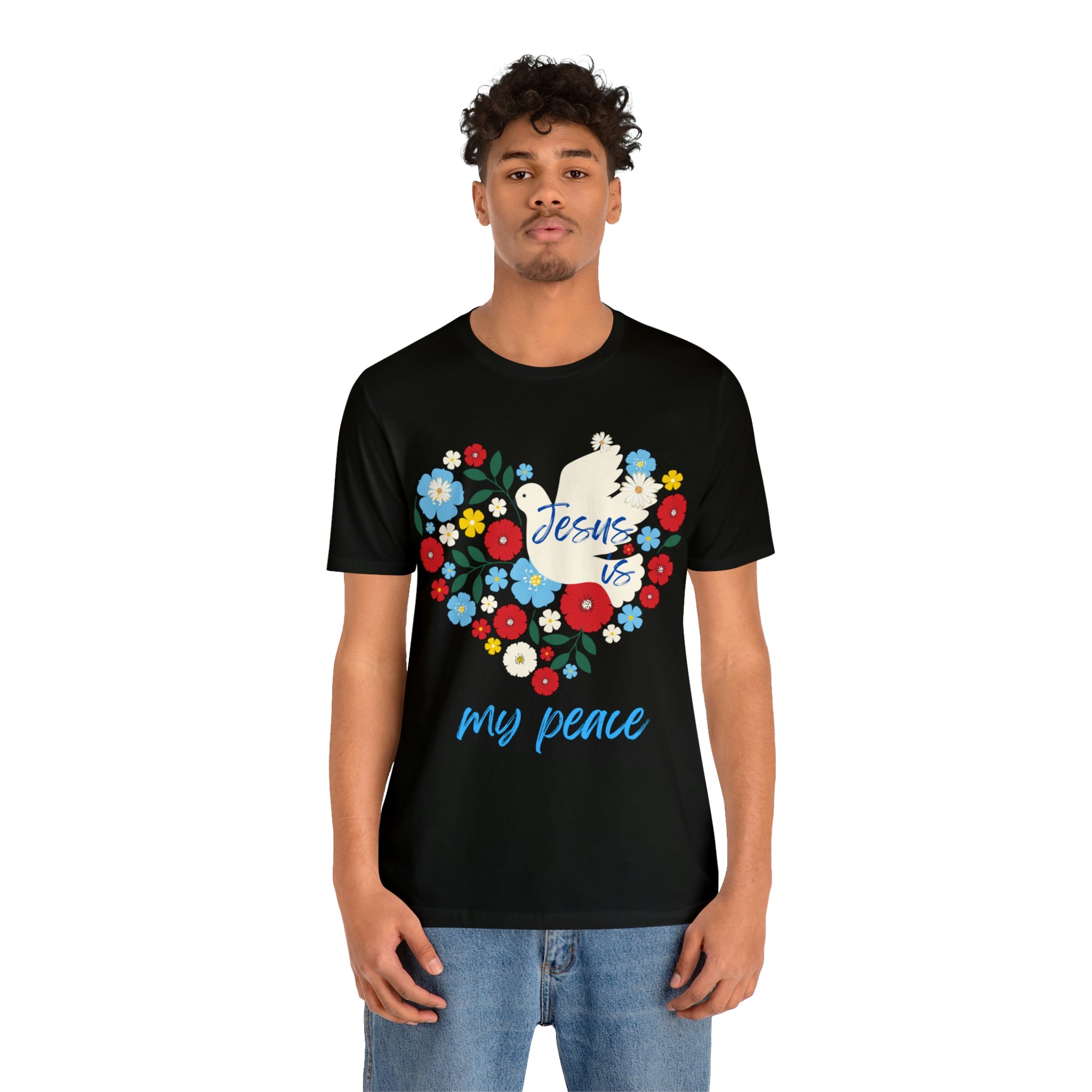 Jesus is my peace Unisex Jersey Short Sleeve Tee