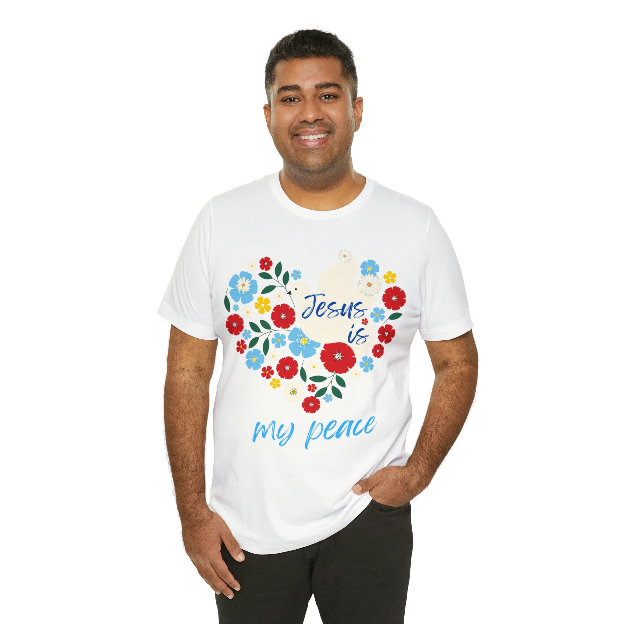 Jesus is my peace Unisex Jersey Short Sleeve Tee