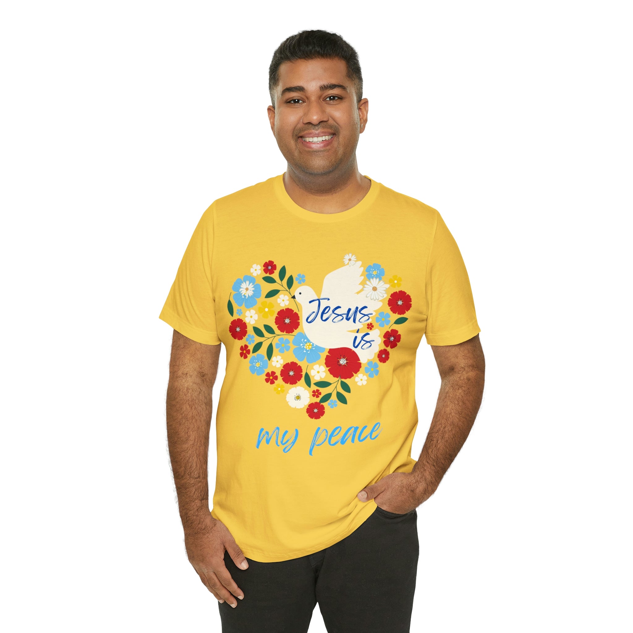 Jesus is my peace Unisex Jersey Short Sleeve Tee