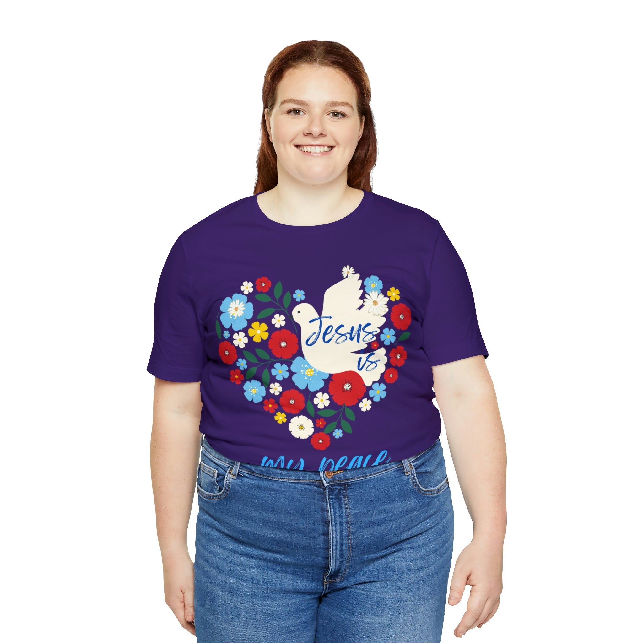 Jesus is my peace Unisex Jersey Short Sleeve Tee