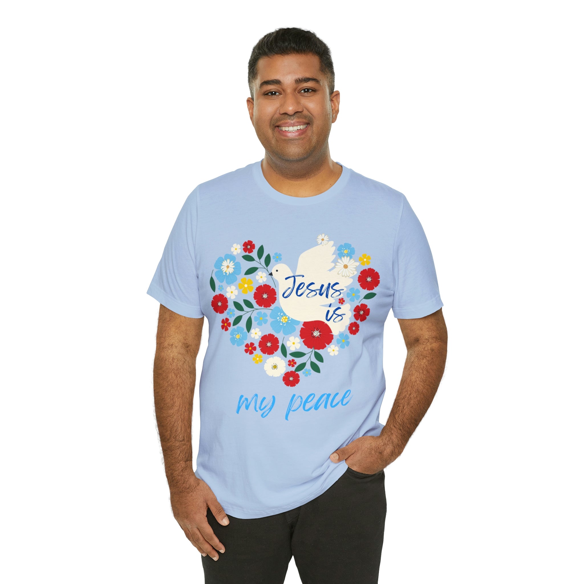 Jesus is my peace Unisex Jersey Short Sleeve Tee