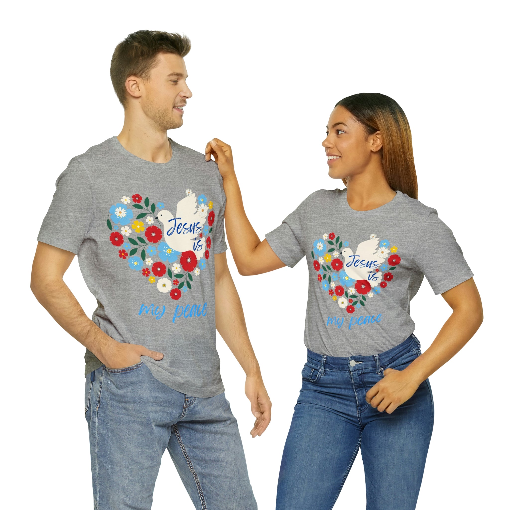 Jesus is my peace Unisex Jersey Short Sleeve Tee