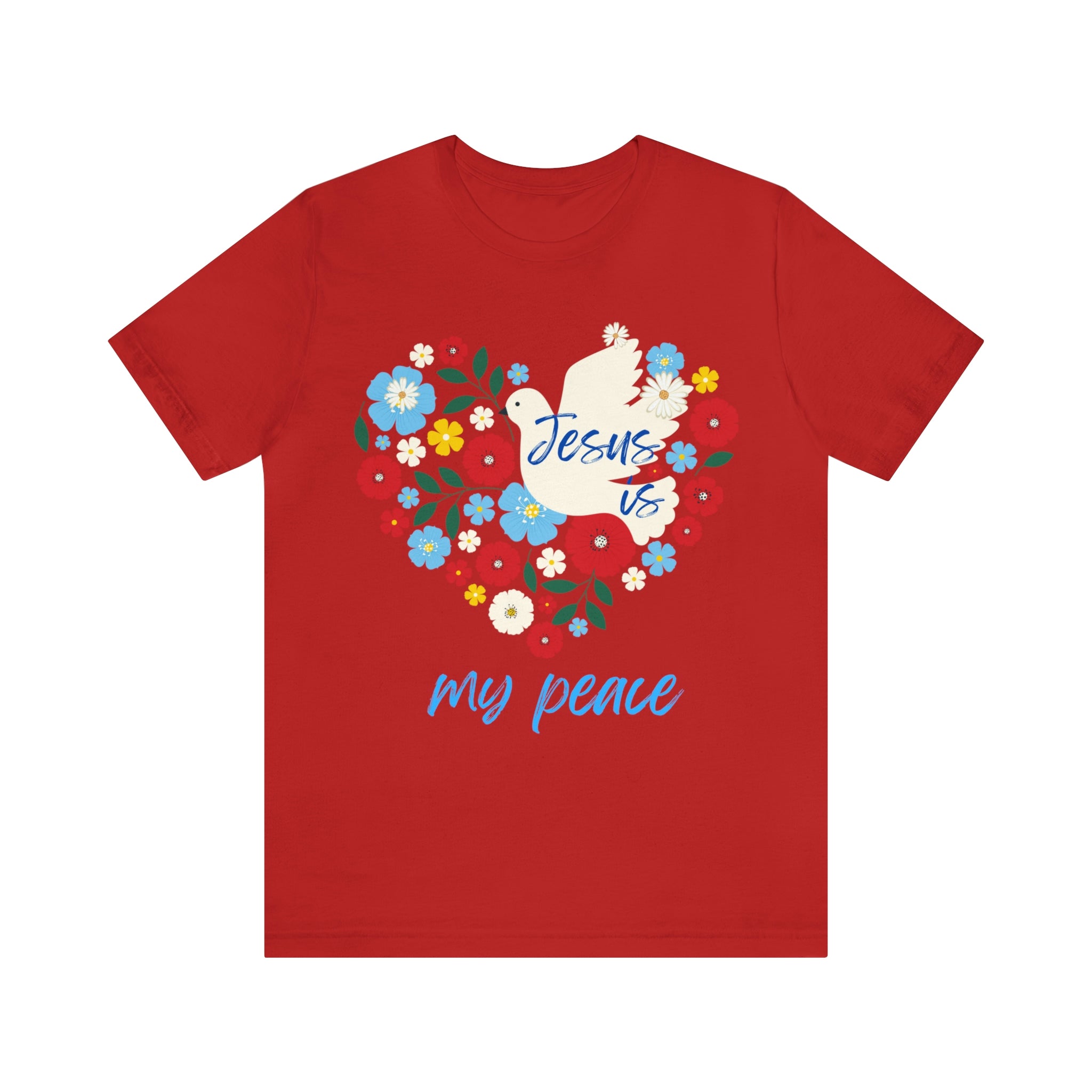 Jesus is my peace Unisex Jersey Short Sleeve Tee