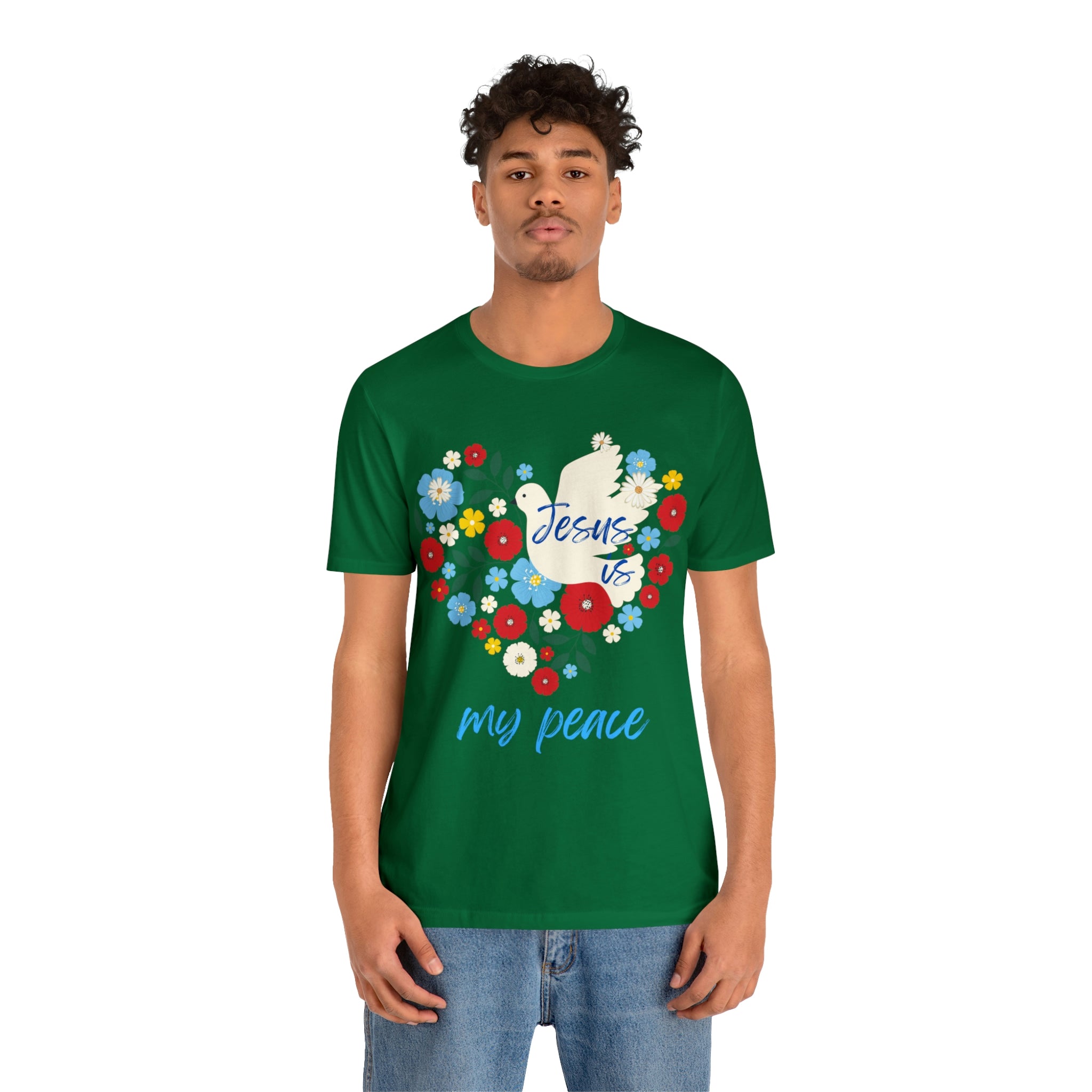 Jesus is my peace Unisex Jersey Short Sleeve Tee