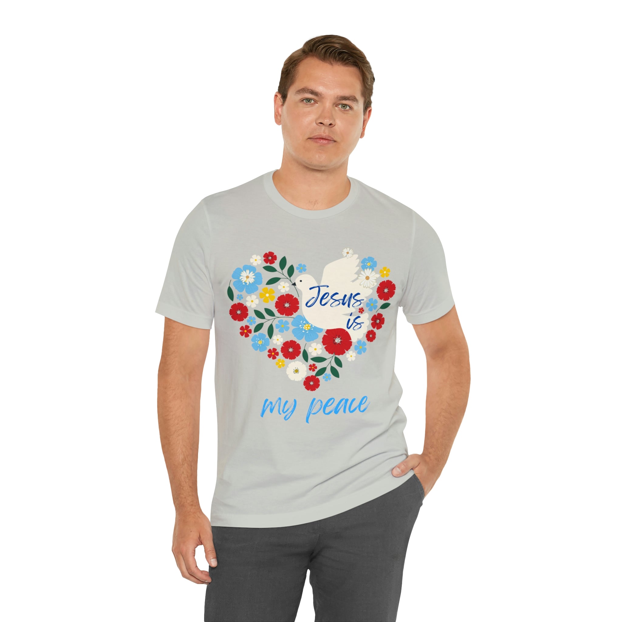Jesus is my peace Unisex Jersey Short Sleeve Tee