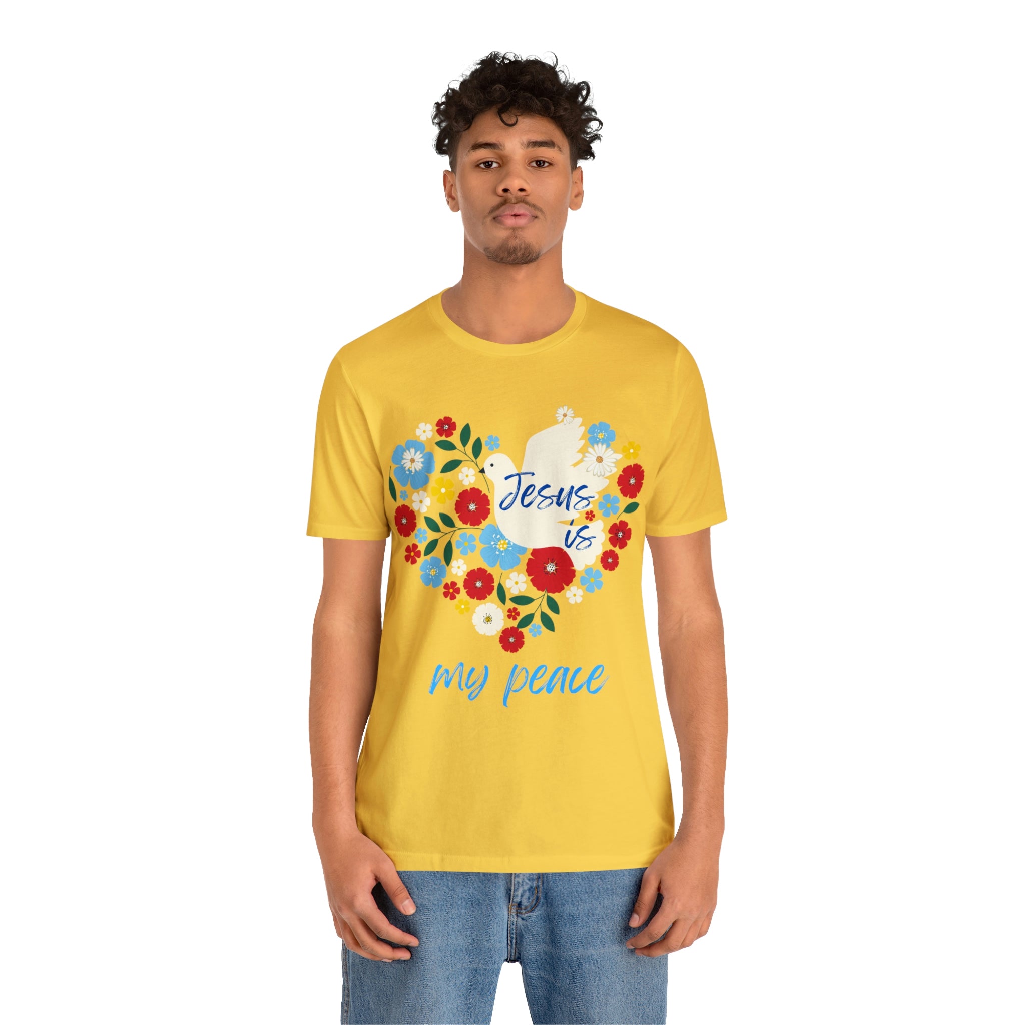 Jesus is my peace Unisex Jersey Short Sleeve Tee