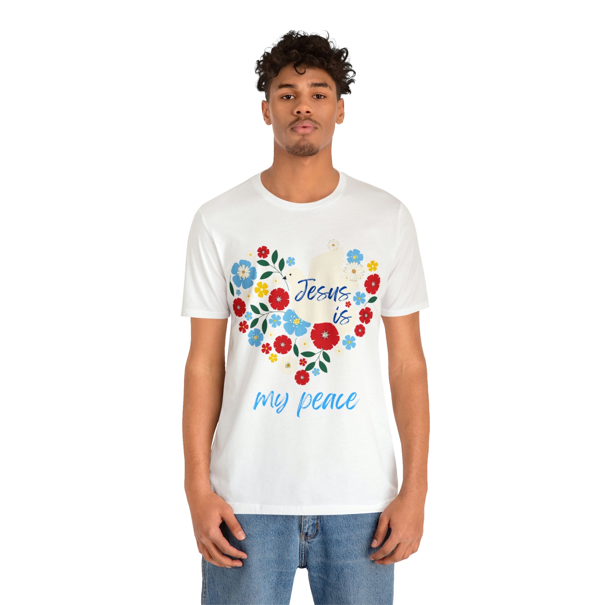 Jesus is my peace Unisex Jersey Short Sleeve Tee
