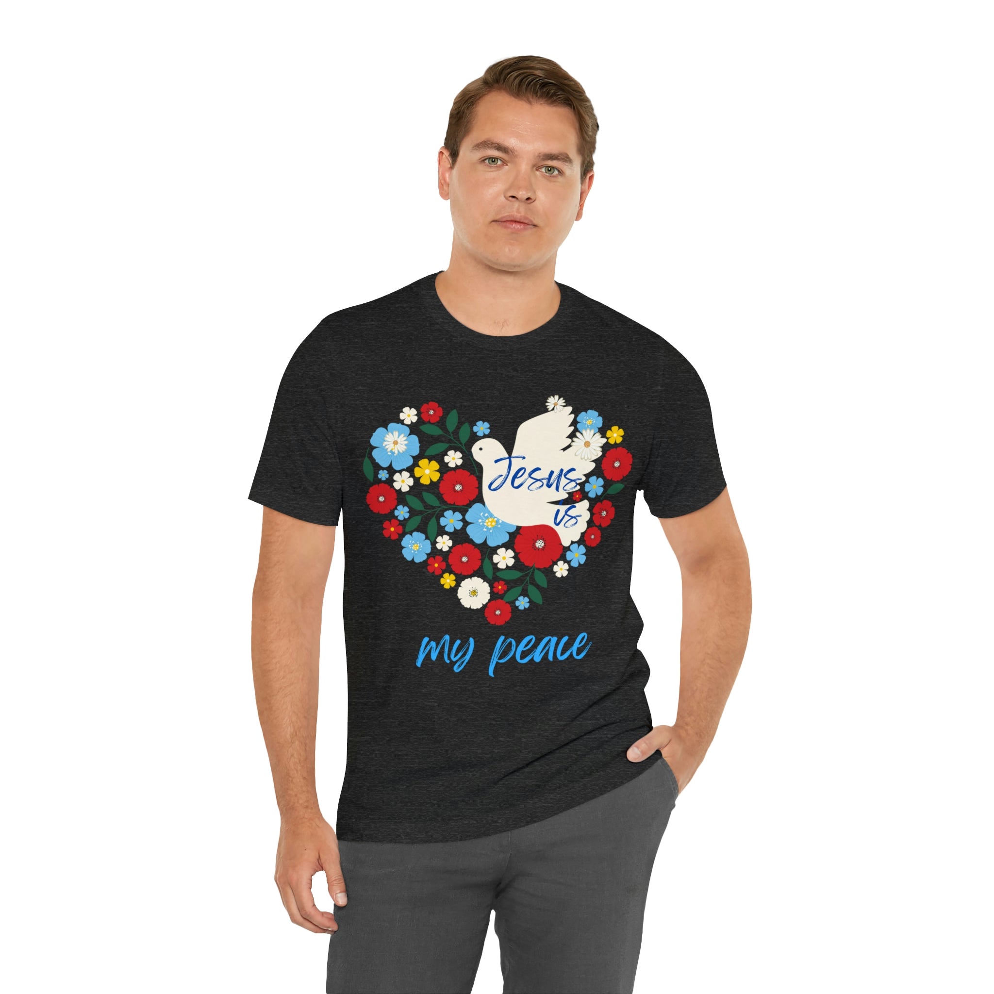 Jesus is my peace Unisex Jersey Short Sleeve Tee