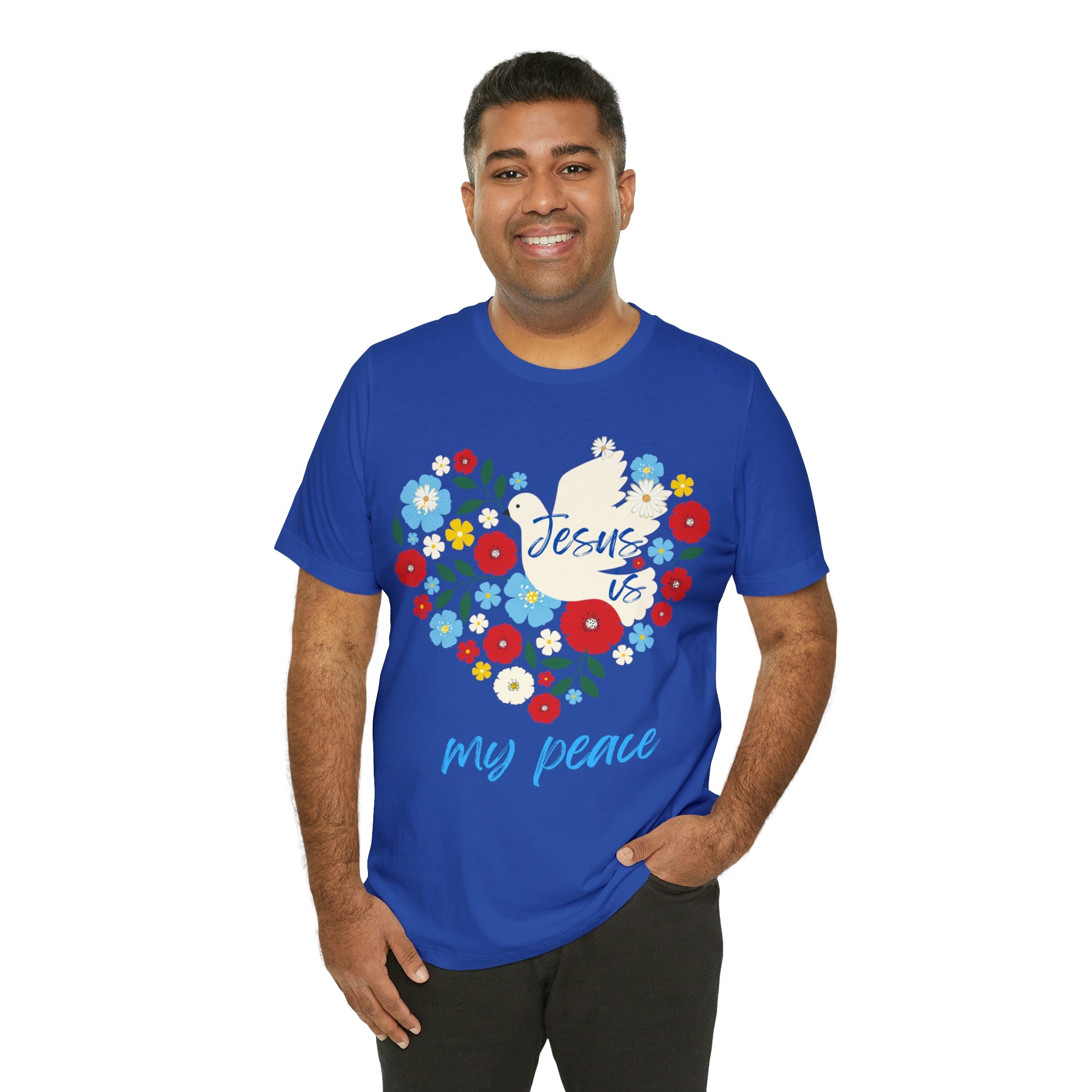 Jesus is my peace Unisex Jersey Short Sleeve Tee