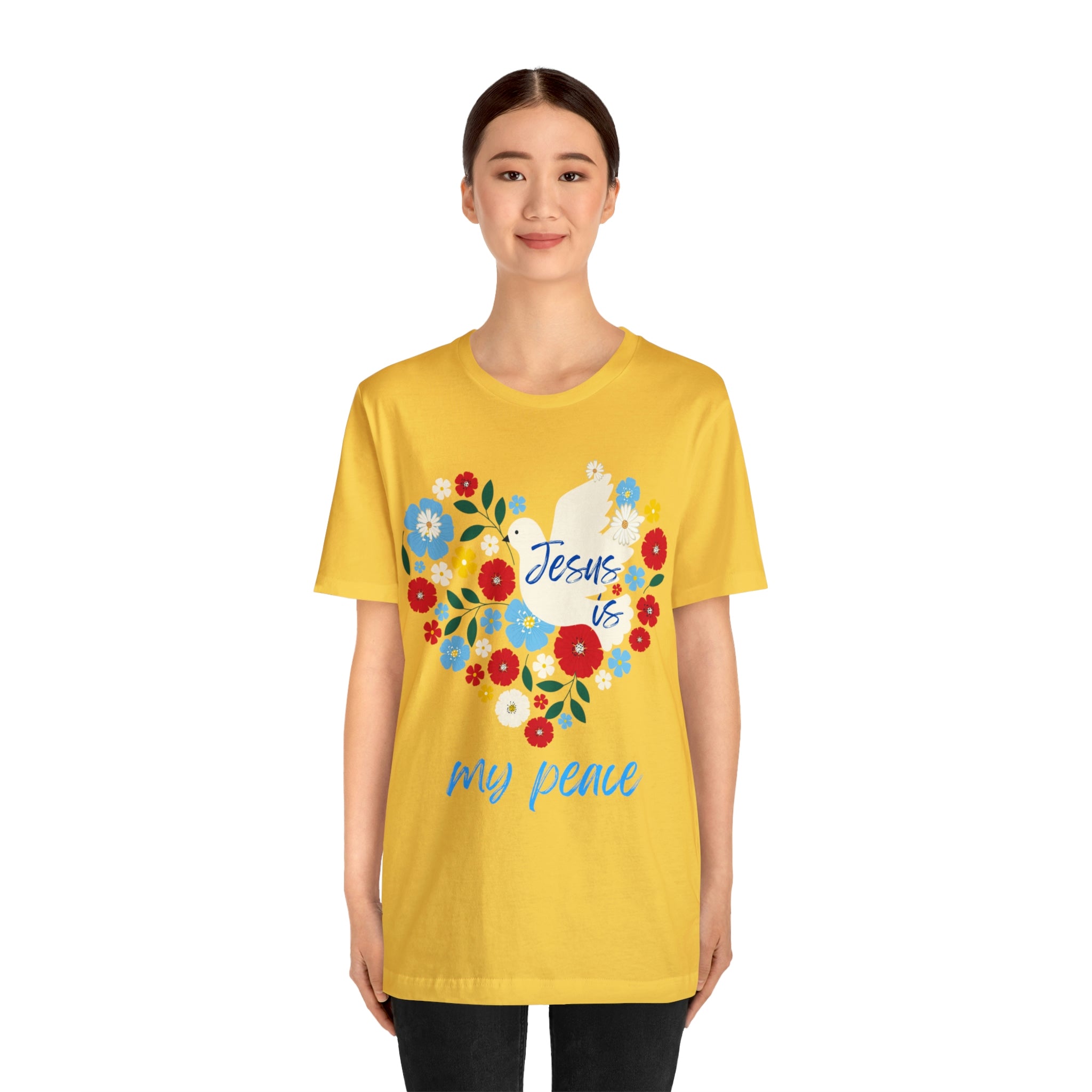 Jesus is my peace Unisex Jersey Short Sleeve Tee