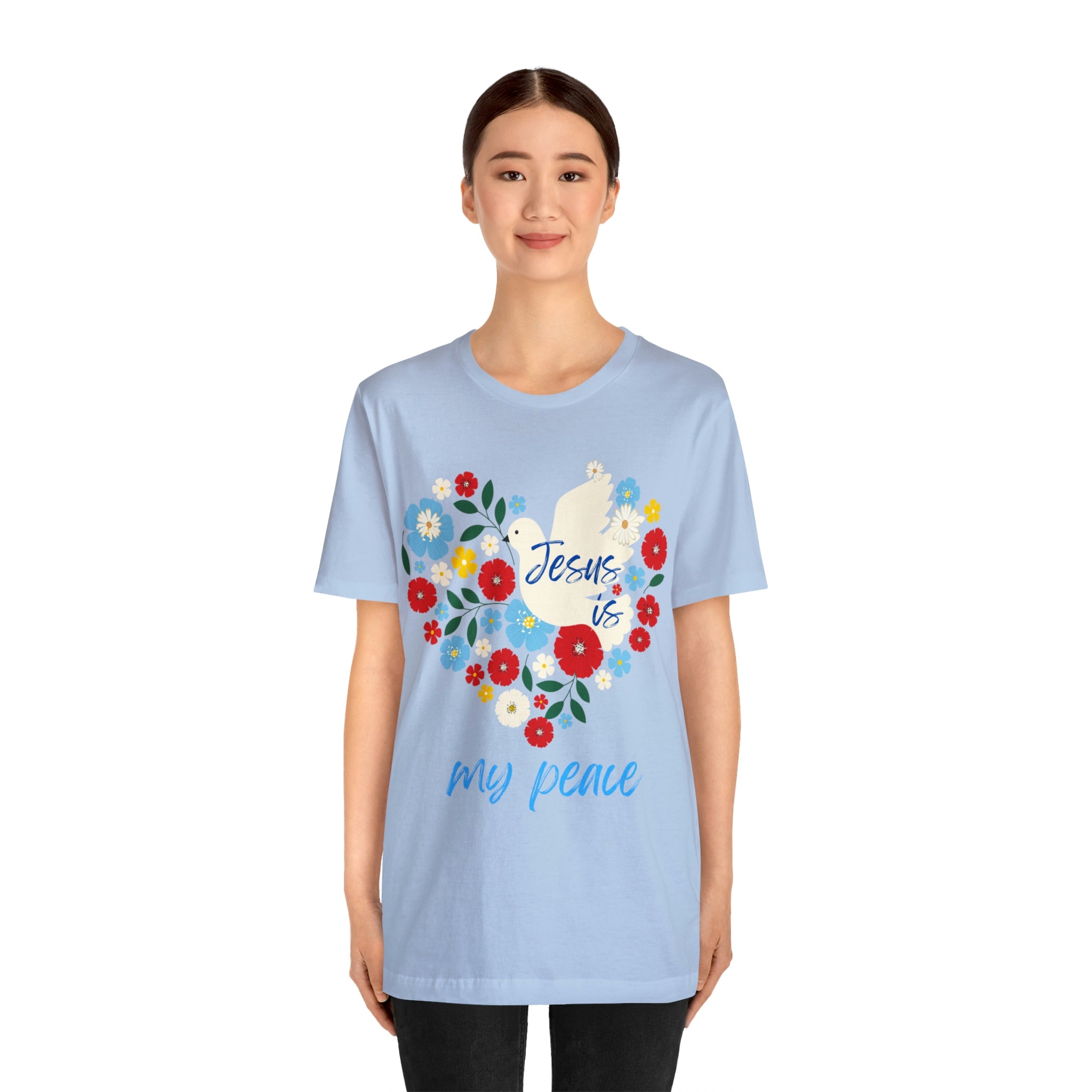 Jesus is my peace Unisex Jersey Short Sleeve Tee