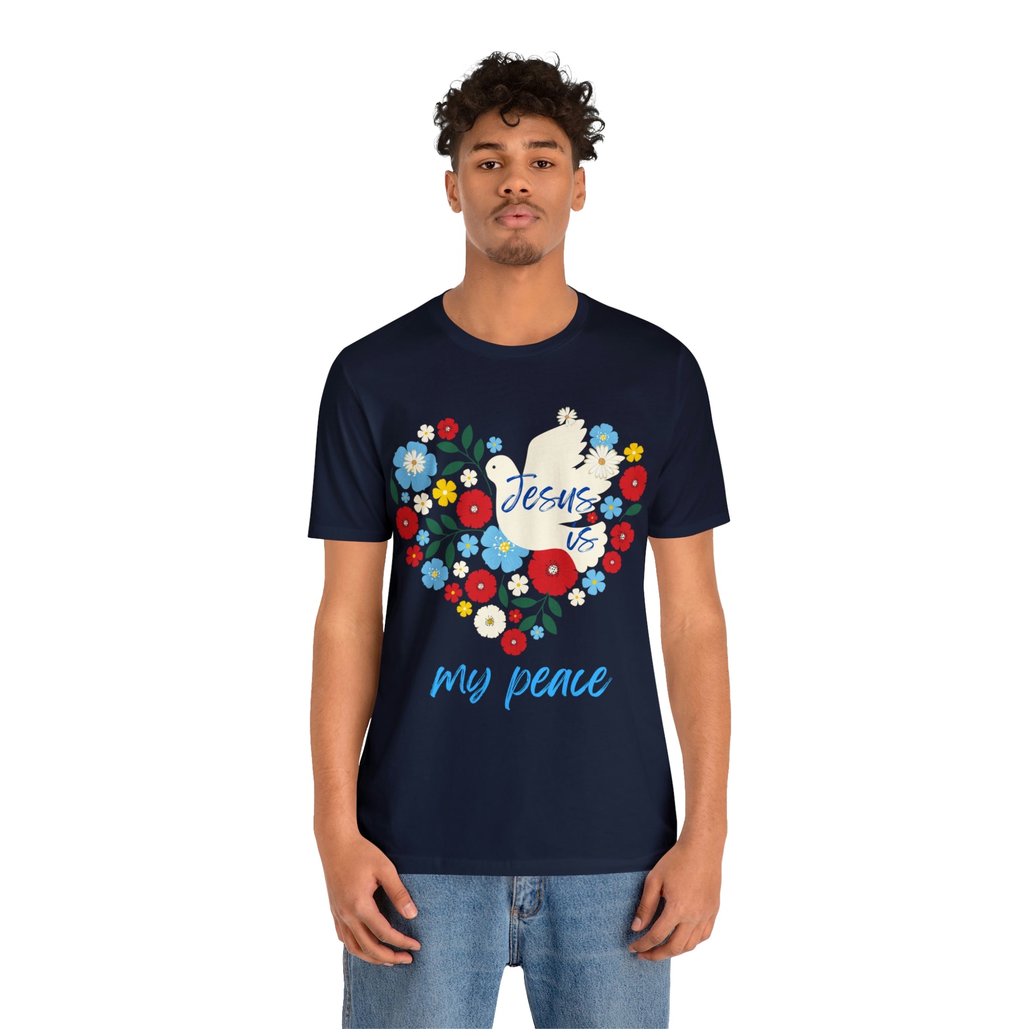 Jesus is my peace Unisex Jersey Short Sleeve Tee
