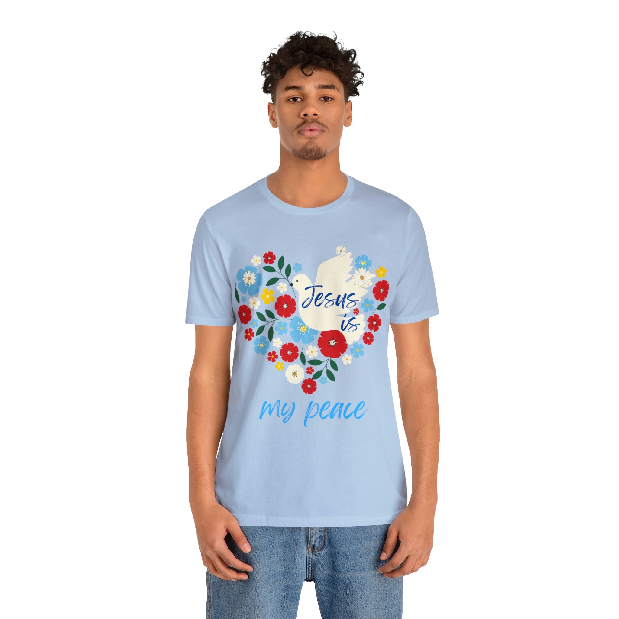 Jesus is my peace Unisex Jersey Short Sleeve Tee