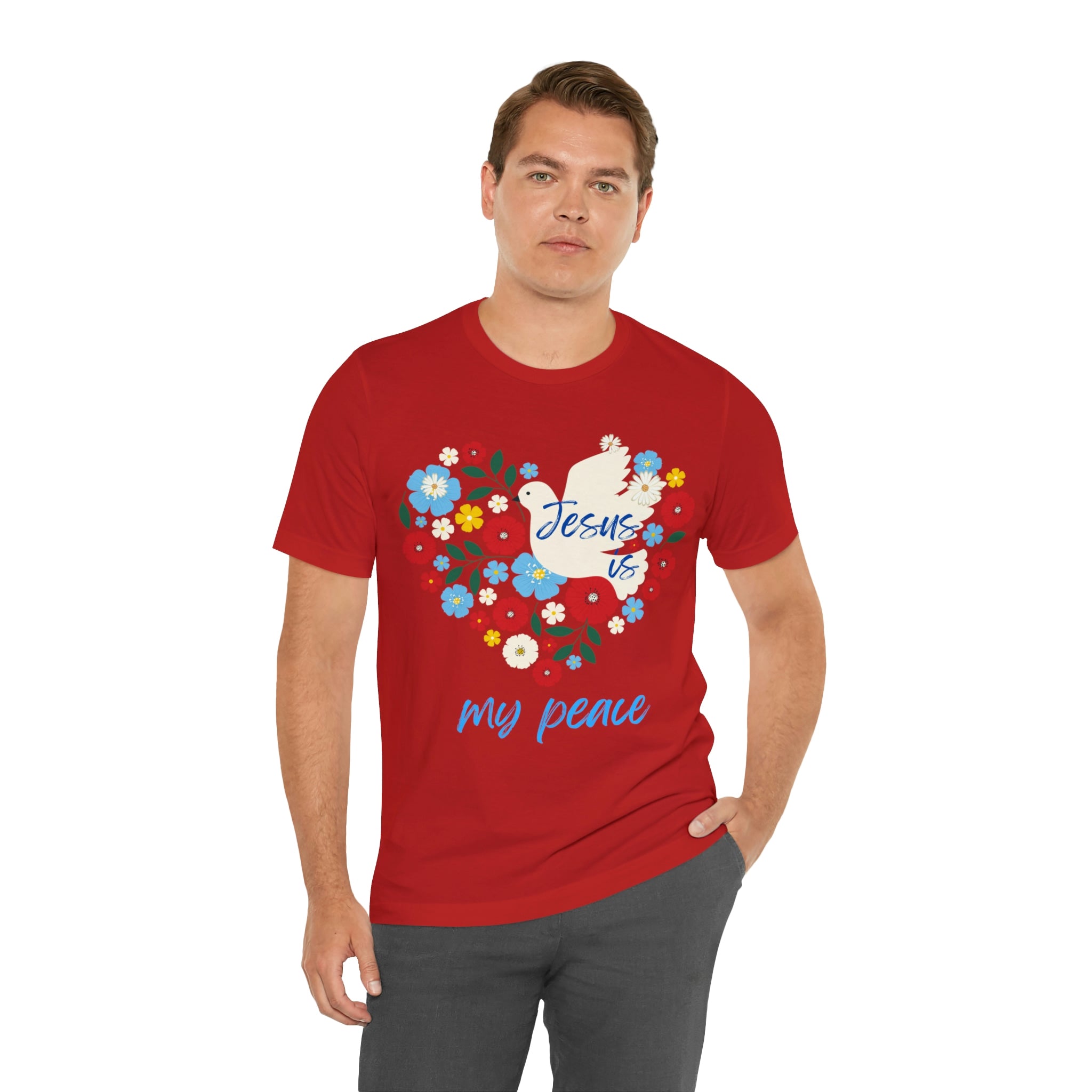 Jesus is my peace Unisex Jersey Short Sleeve Tee