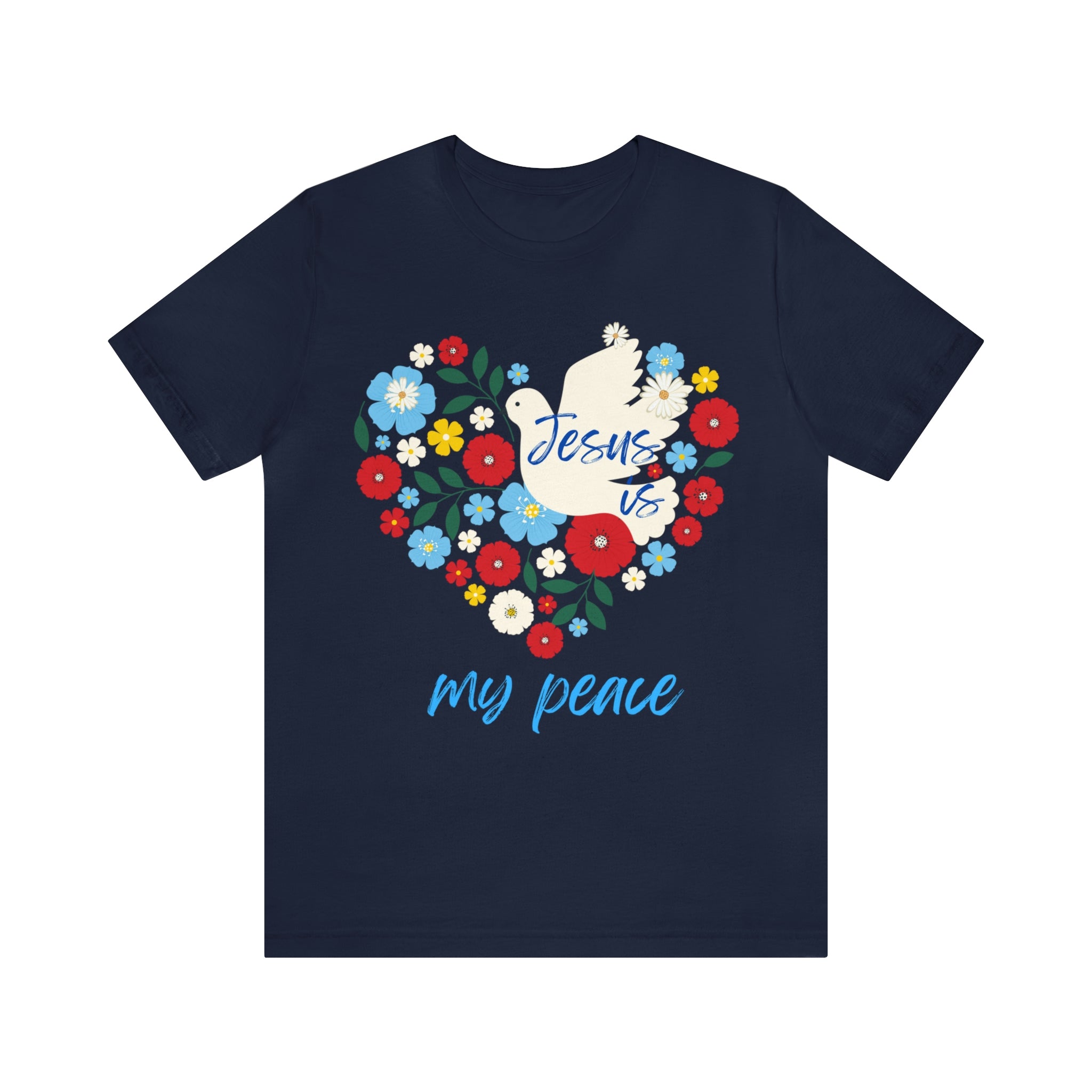 Jesus is my peace Unisex Jersey Short Sleeve Tee