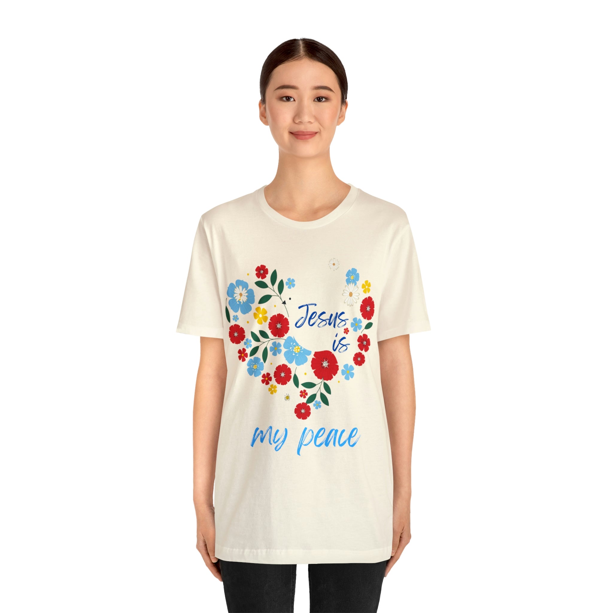 Jesus is my peace Unisex Jersey Short Sleeve Tee