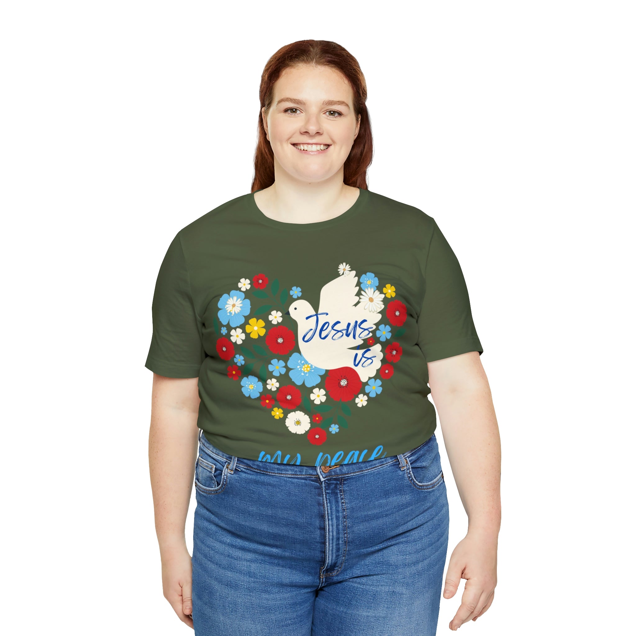 Jesus is my peace Unisex Jersey Short Sleeve Tee