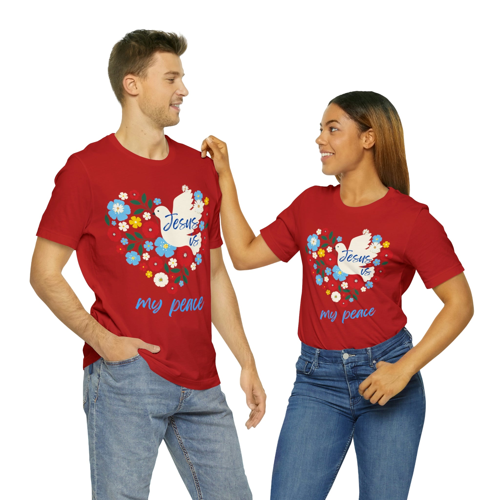 Jesus is my peace Unisex Jersey Short Sleeve Tee