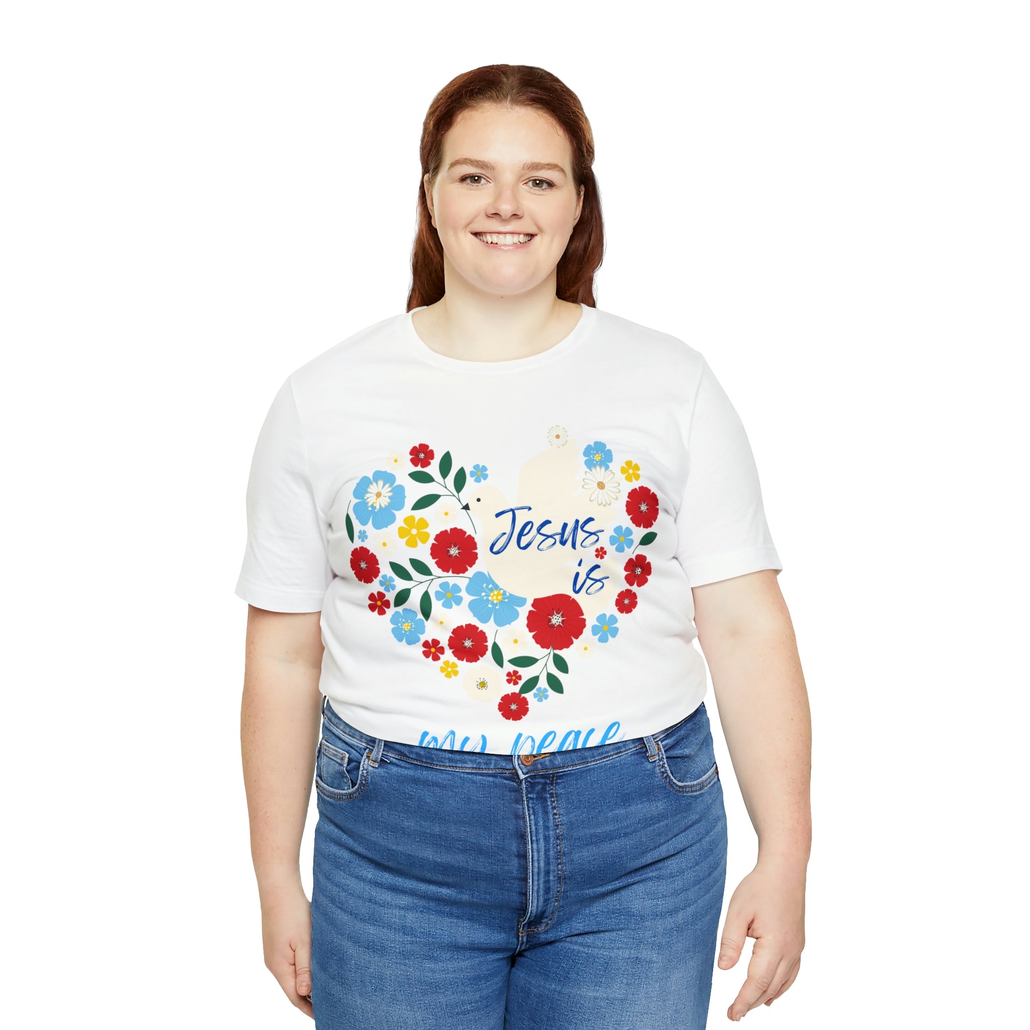 Jesus is my peace Unisex Jersey Short Sleeve Tee