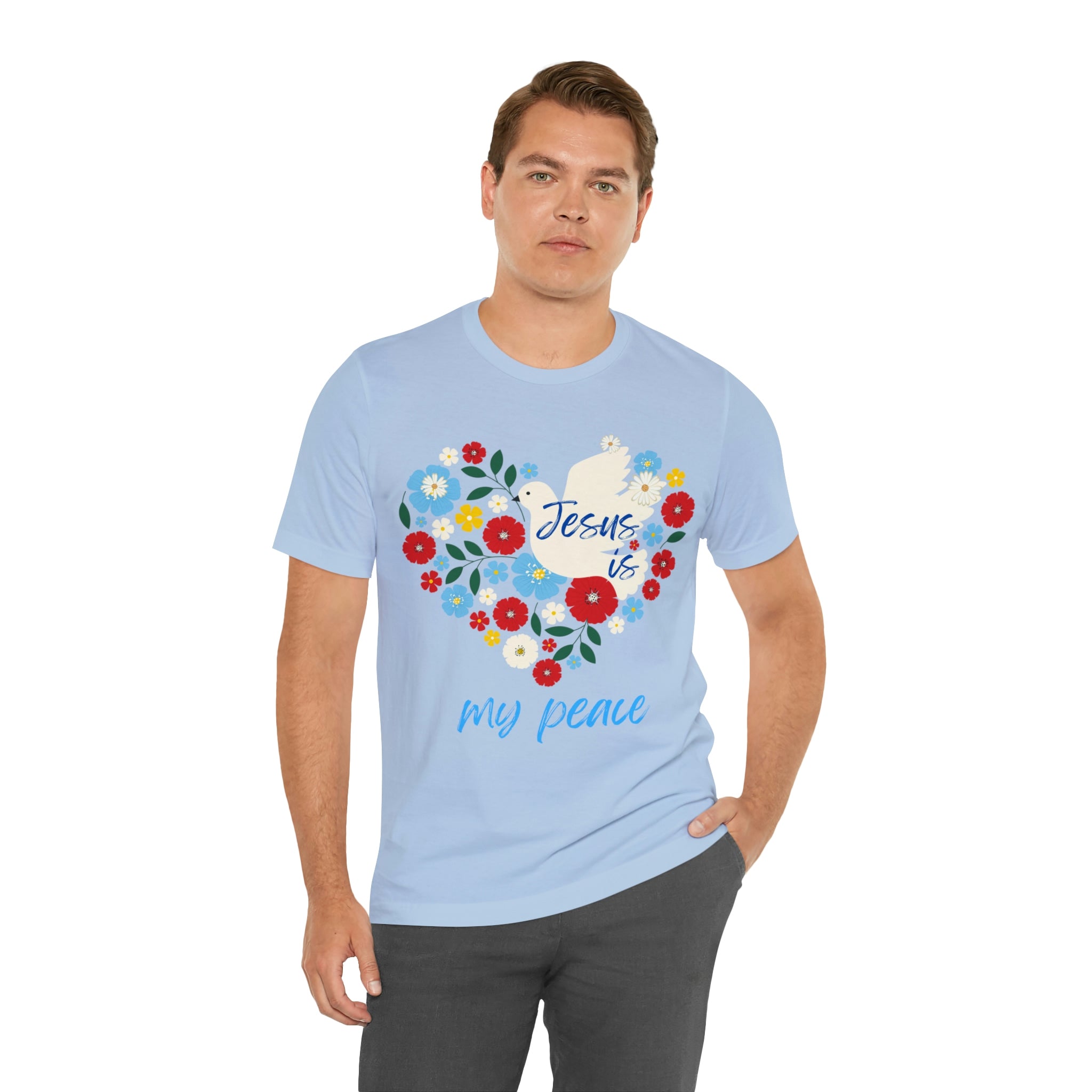 Jesus is my peace Unisex Jersey Short Sleeve Tee