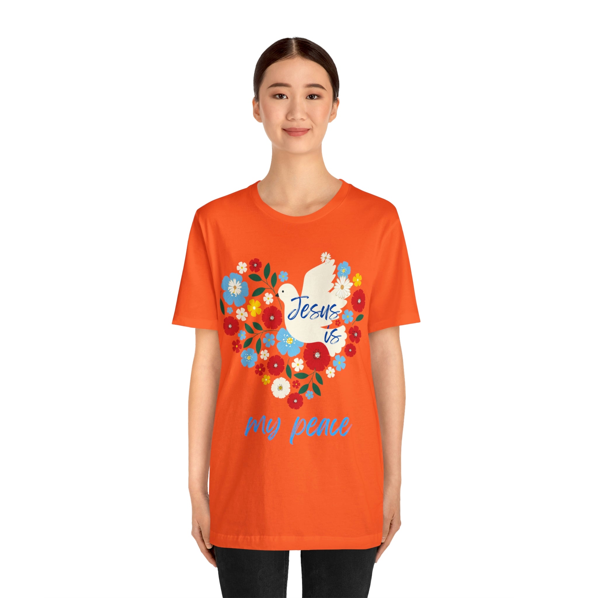 Jesus is my peace Unisex Jersey Short Sleeve Tee