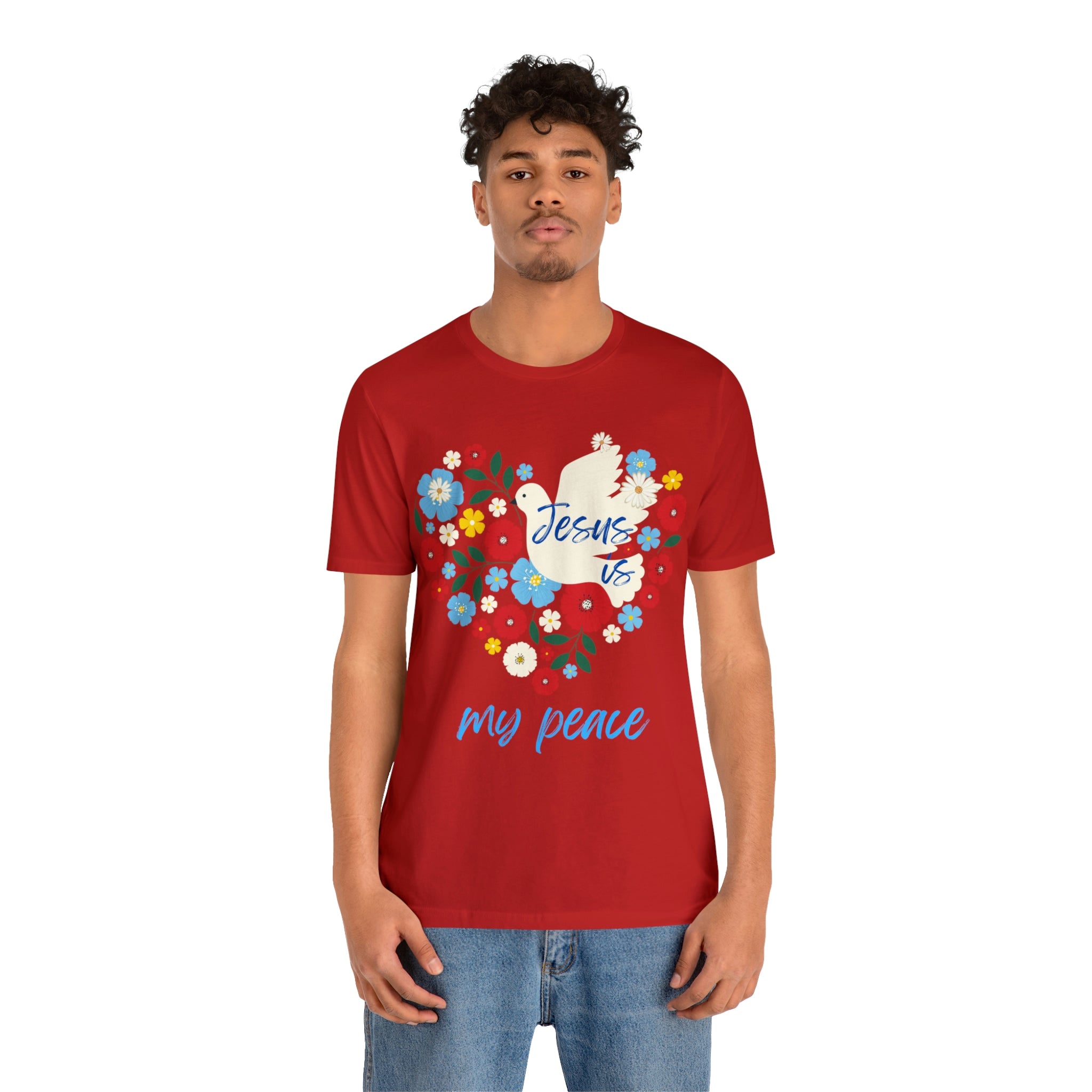 Jesus is my peace Unisex Jersey Short Sleeve Tee