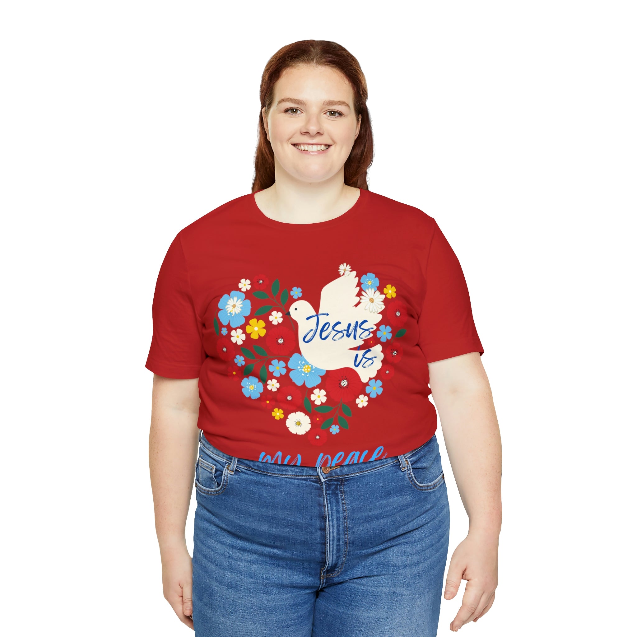 Jesus is my peace Unisex Jersey Short Sleeve Tee
