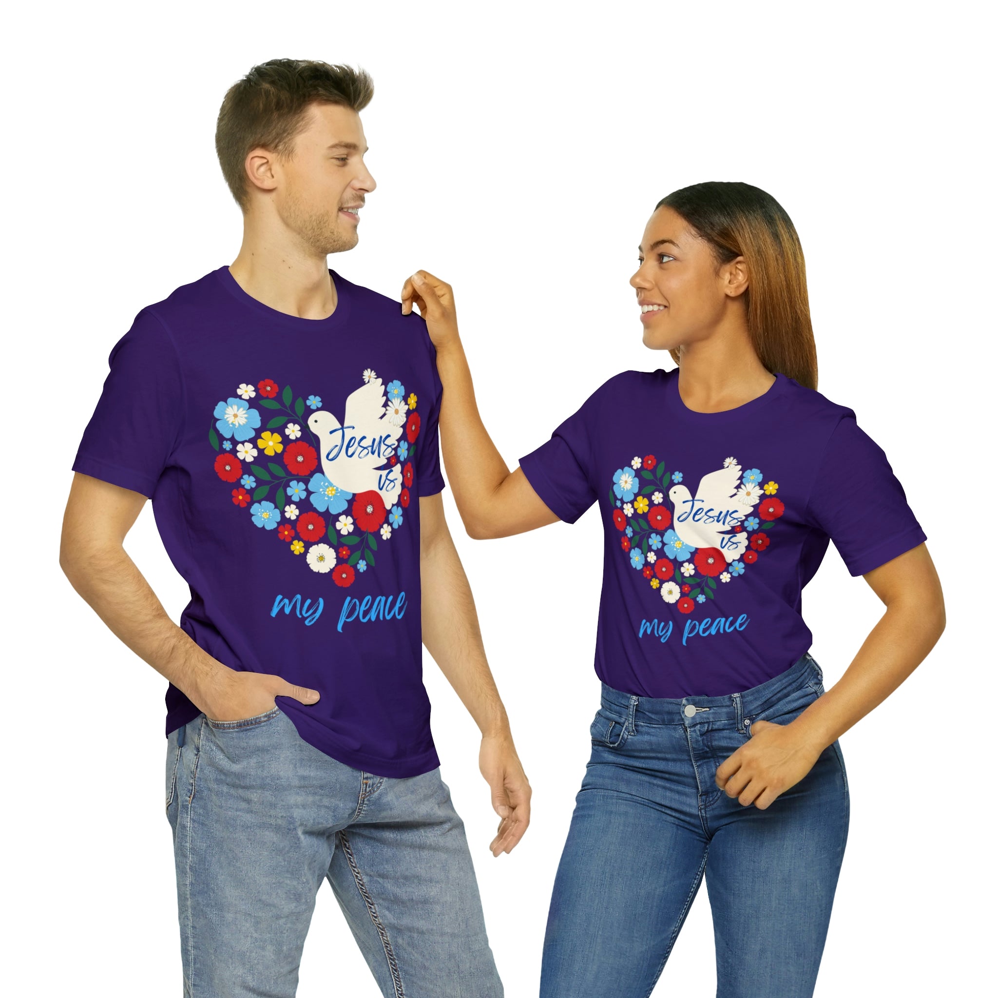 Jesus is my peace Unisex Jersey Short Sleeve Tee