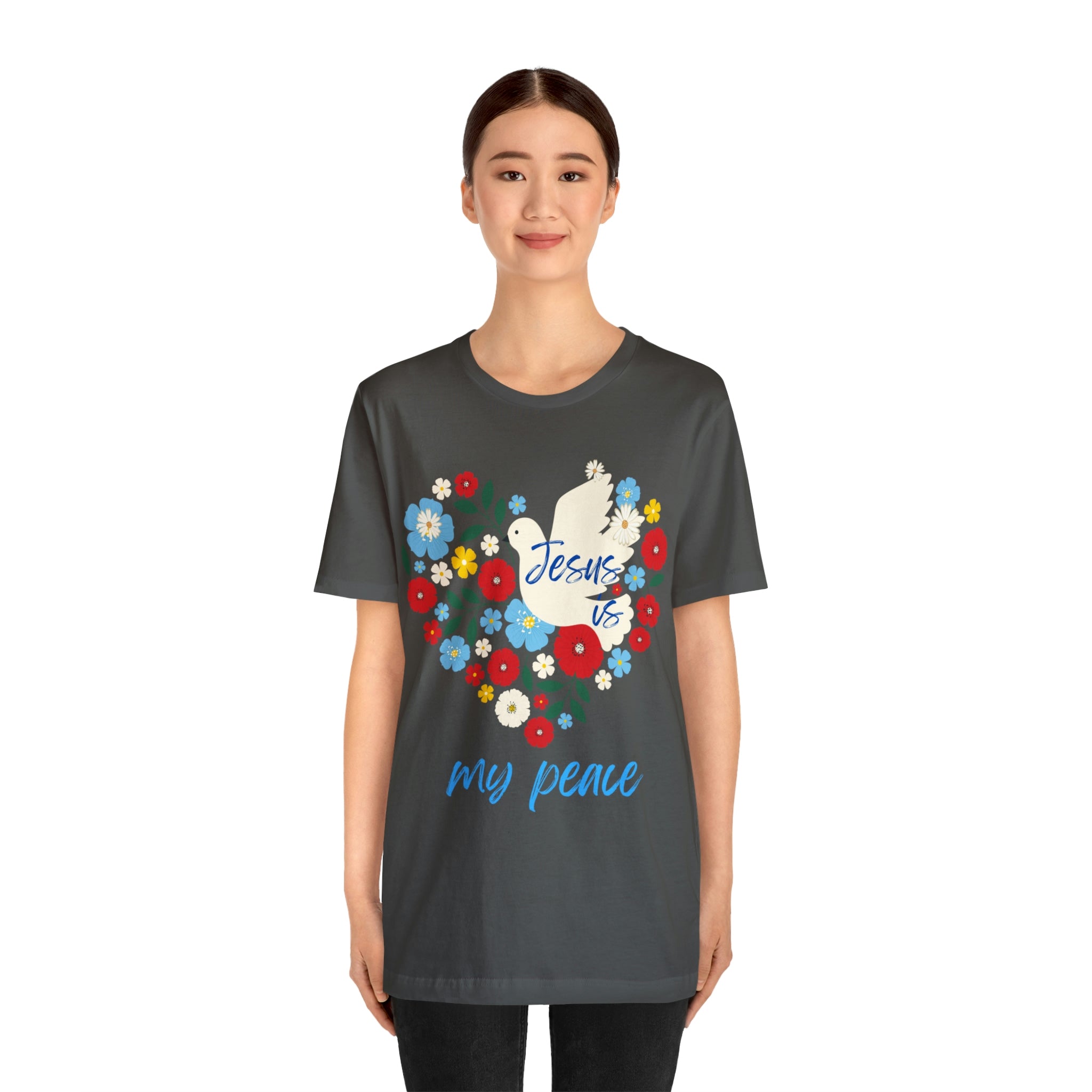 Jesus is my peace Unisex Jersey Short Sleeve Tee