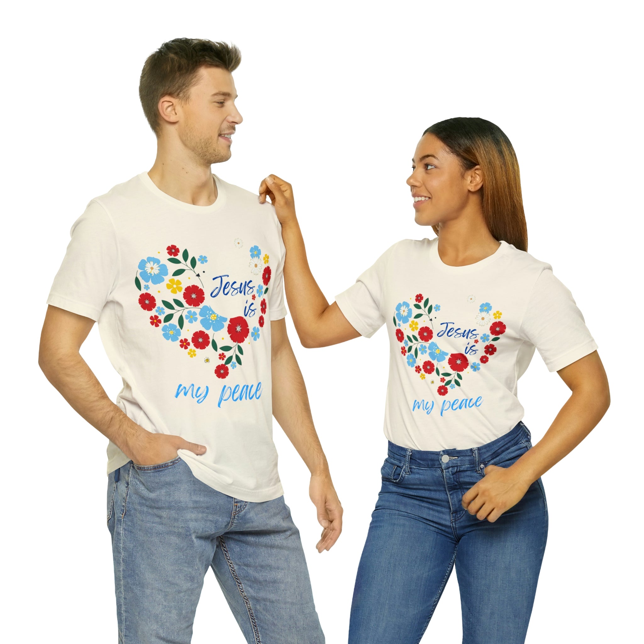 Jesus is my peace Unisex Jersey Short Sleeve Tee