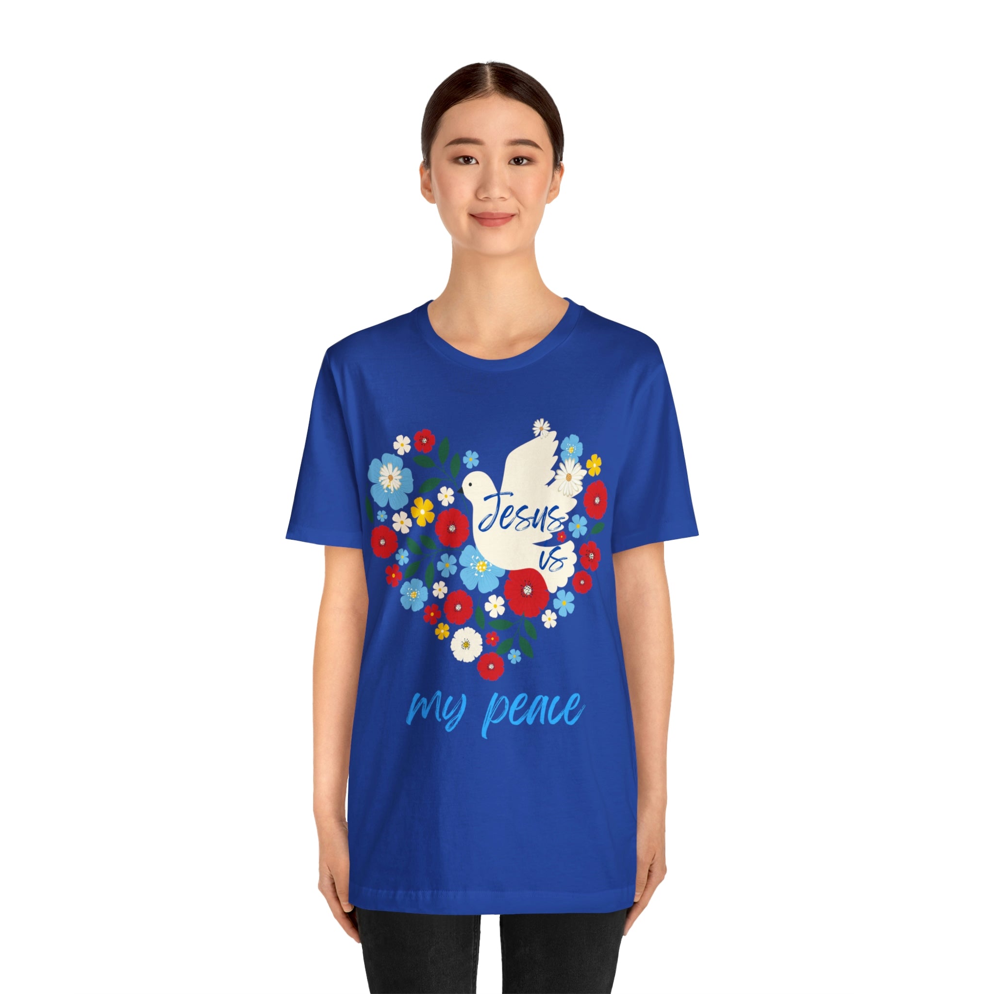Jesus is my peace Unisex Jersey Short Sleeve Tee