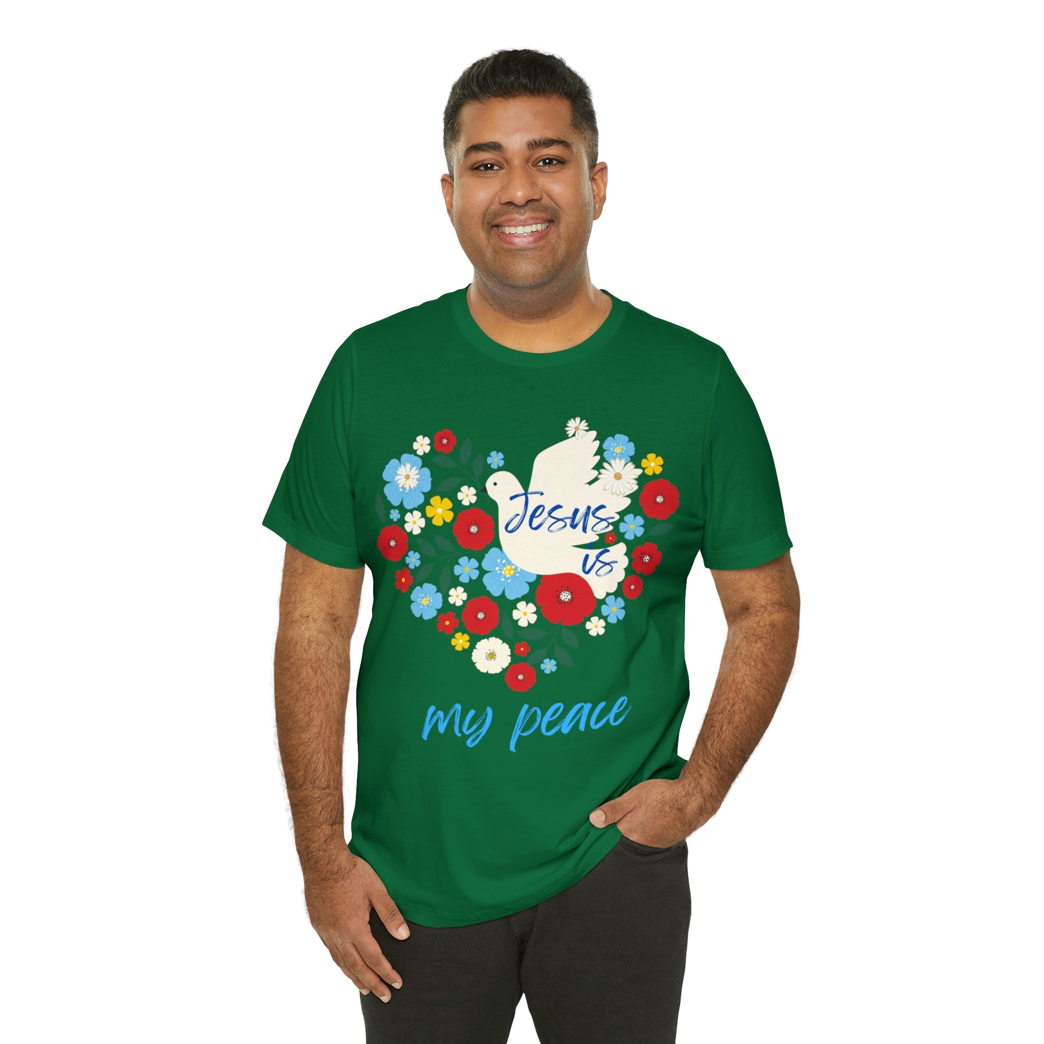 Jesus is my peace Unisex Jersey Short Sleeve Tee