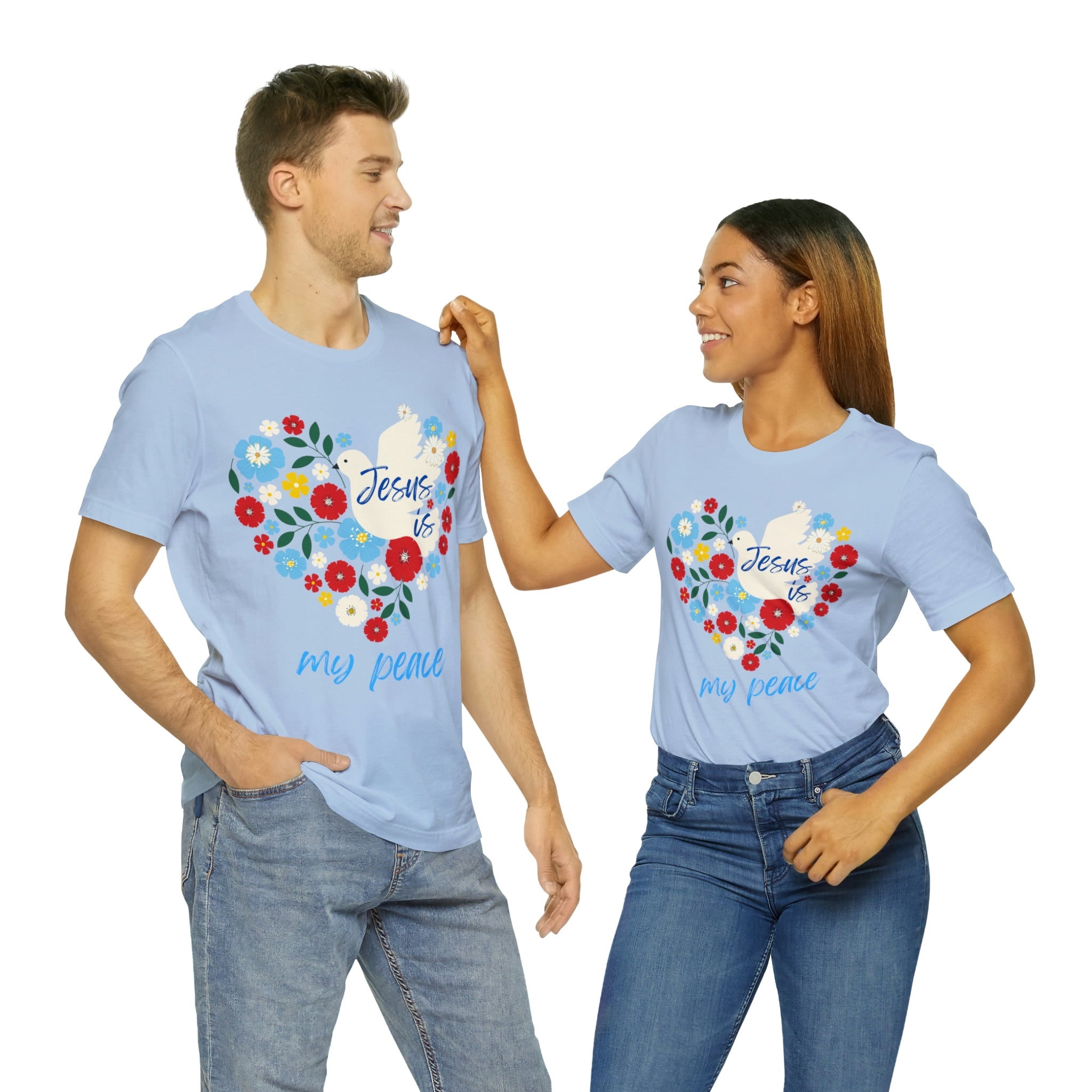 Jesus is my peace Unisex Jersey Short Sleeve Tee