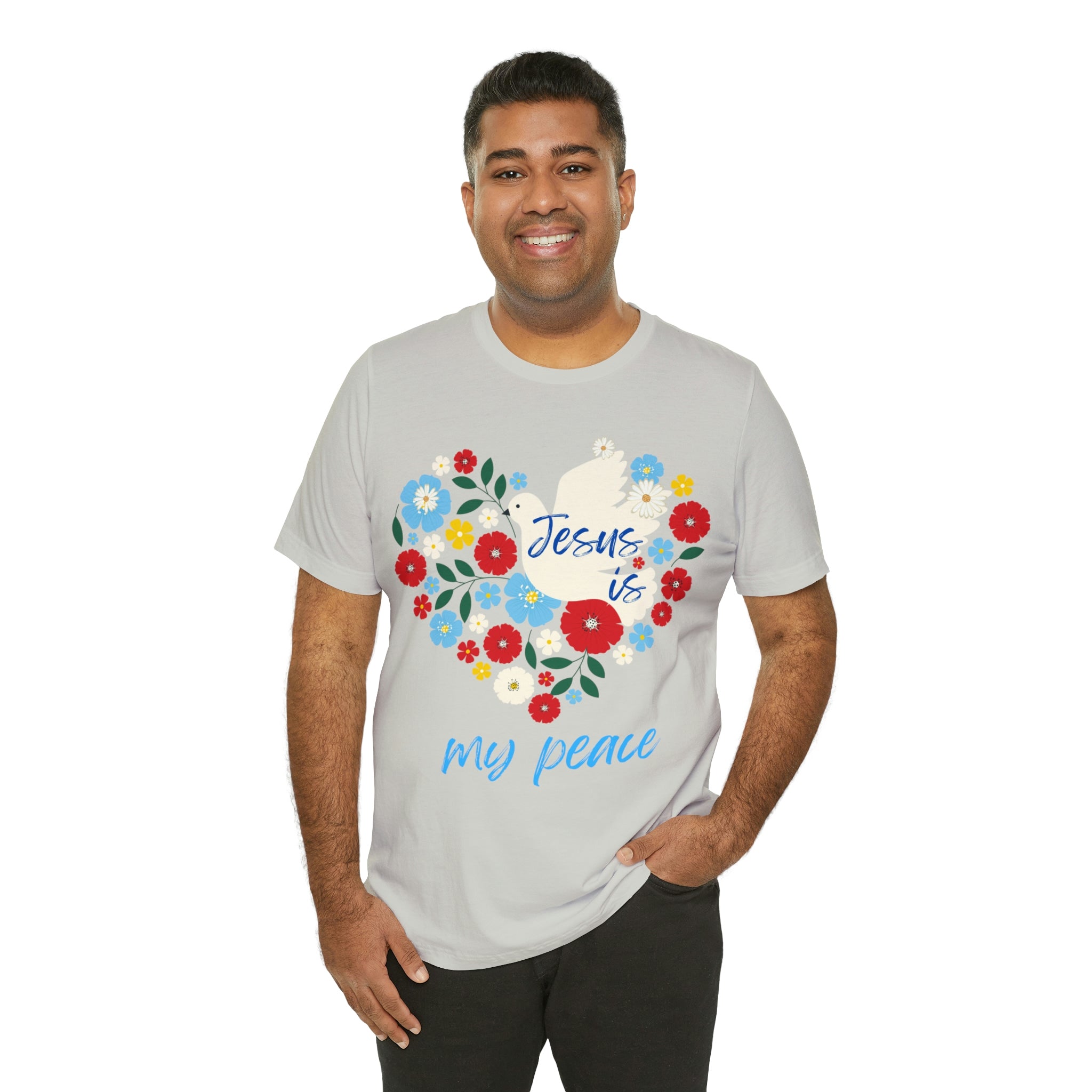 Jesus is my peace Unisex Jersey Short Sleeve Tee