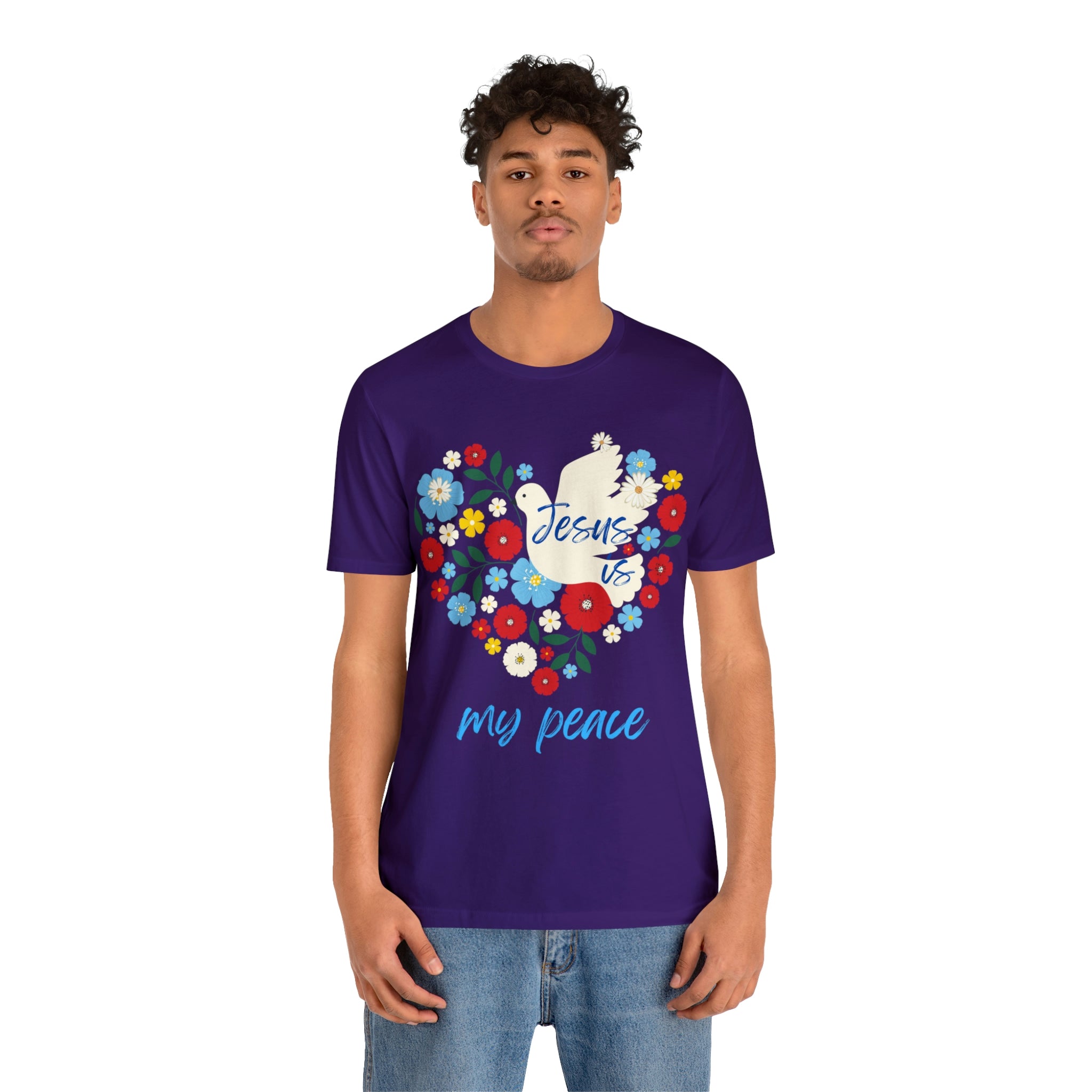 Jesus is my peace Unisex Jersey Short Sleeve Tee