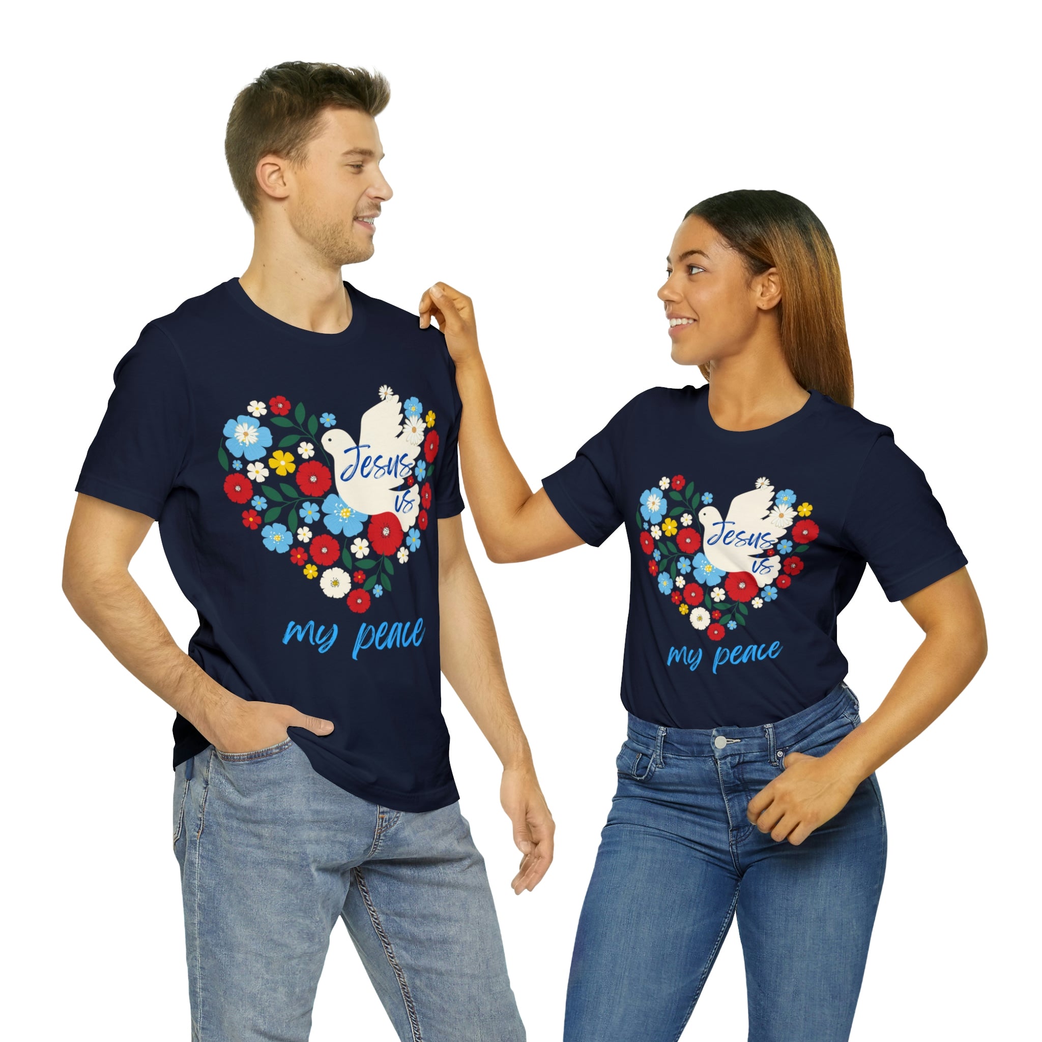 Jesus is my peace Unisex Jersey Short Sleeve Tee