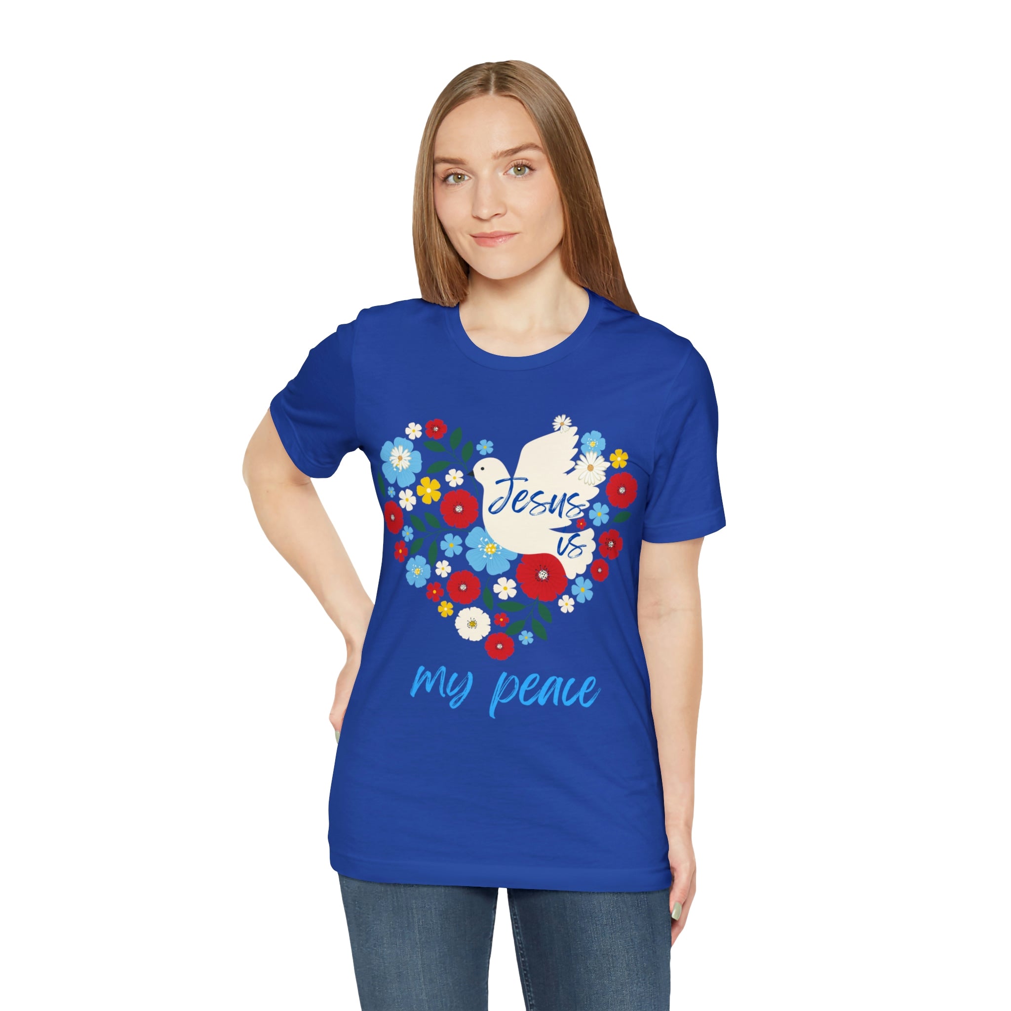 Jesus is my peace Unisex Jersey Short Sleeve Tee