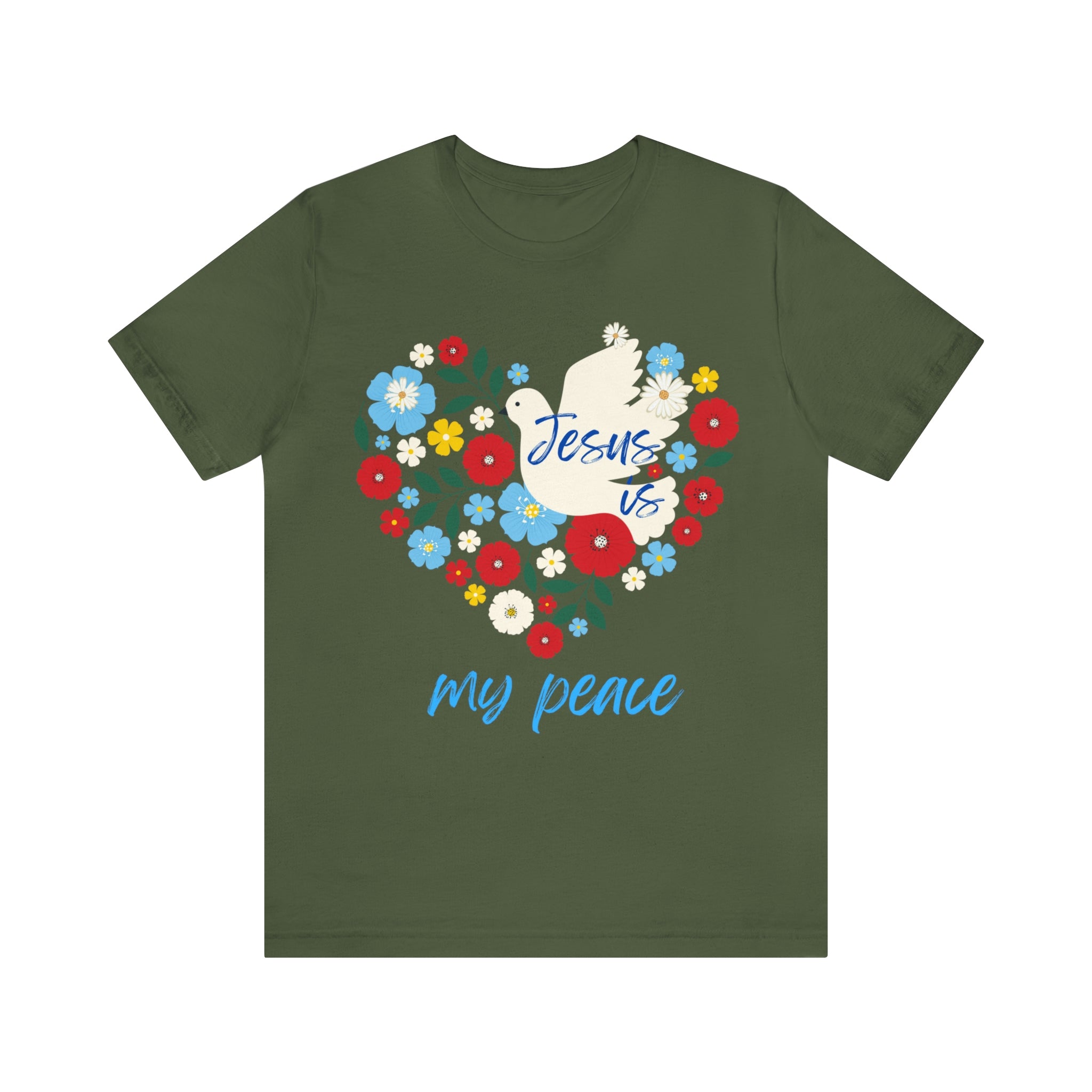 Jesus is my peace Unisex Jersey Short Sleeve Tee