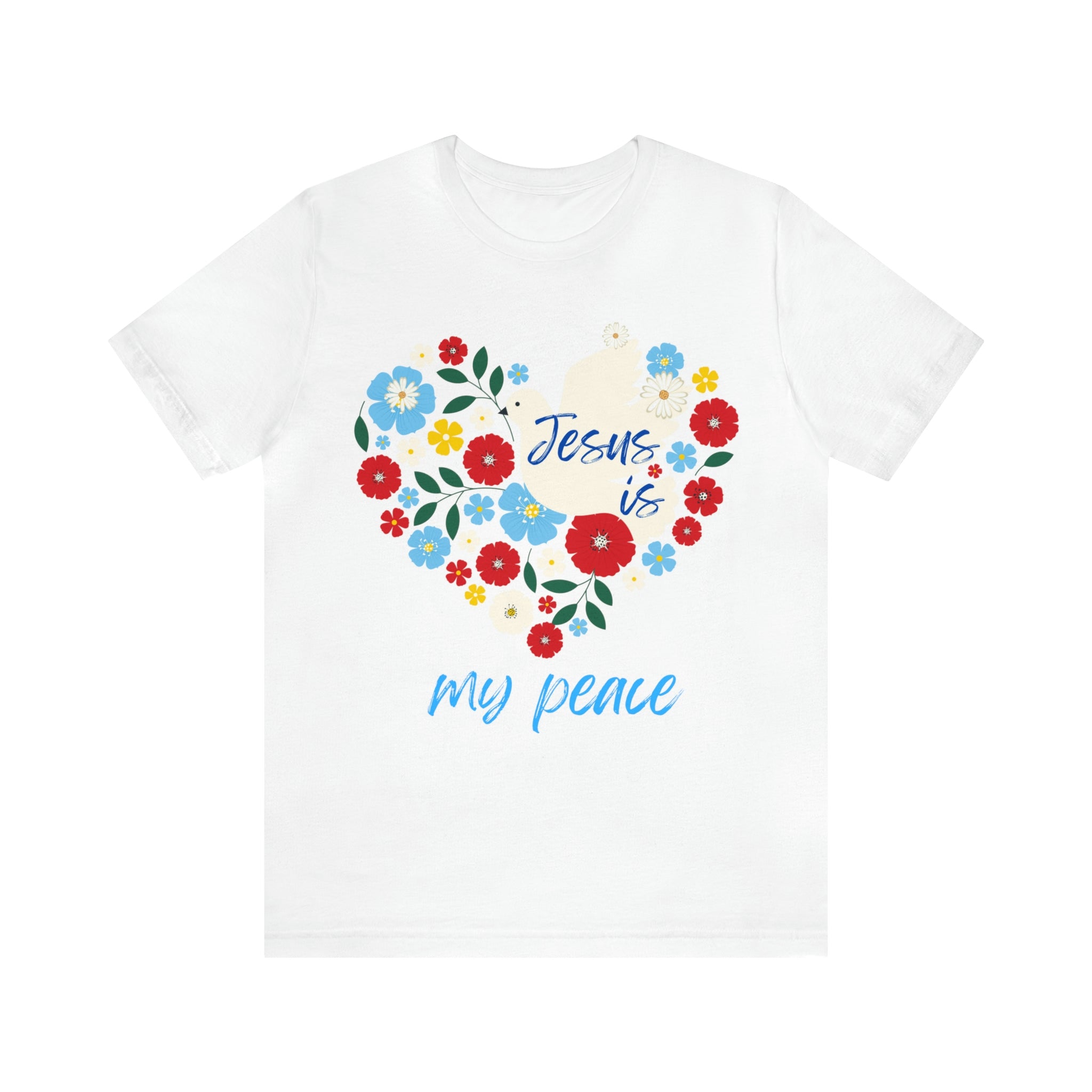 Jesus is my peace Unisex Jersey Short Sleeve Tee